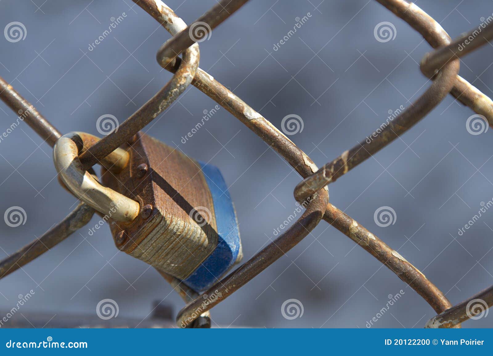 Padlock fence stock photo. Image of security, guard, padlock 20122200