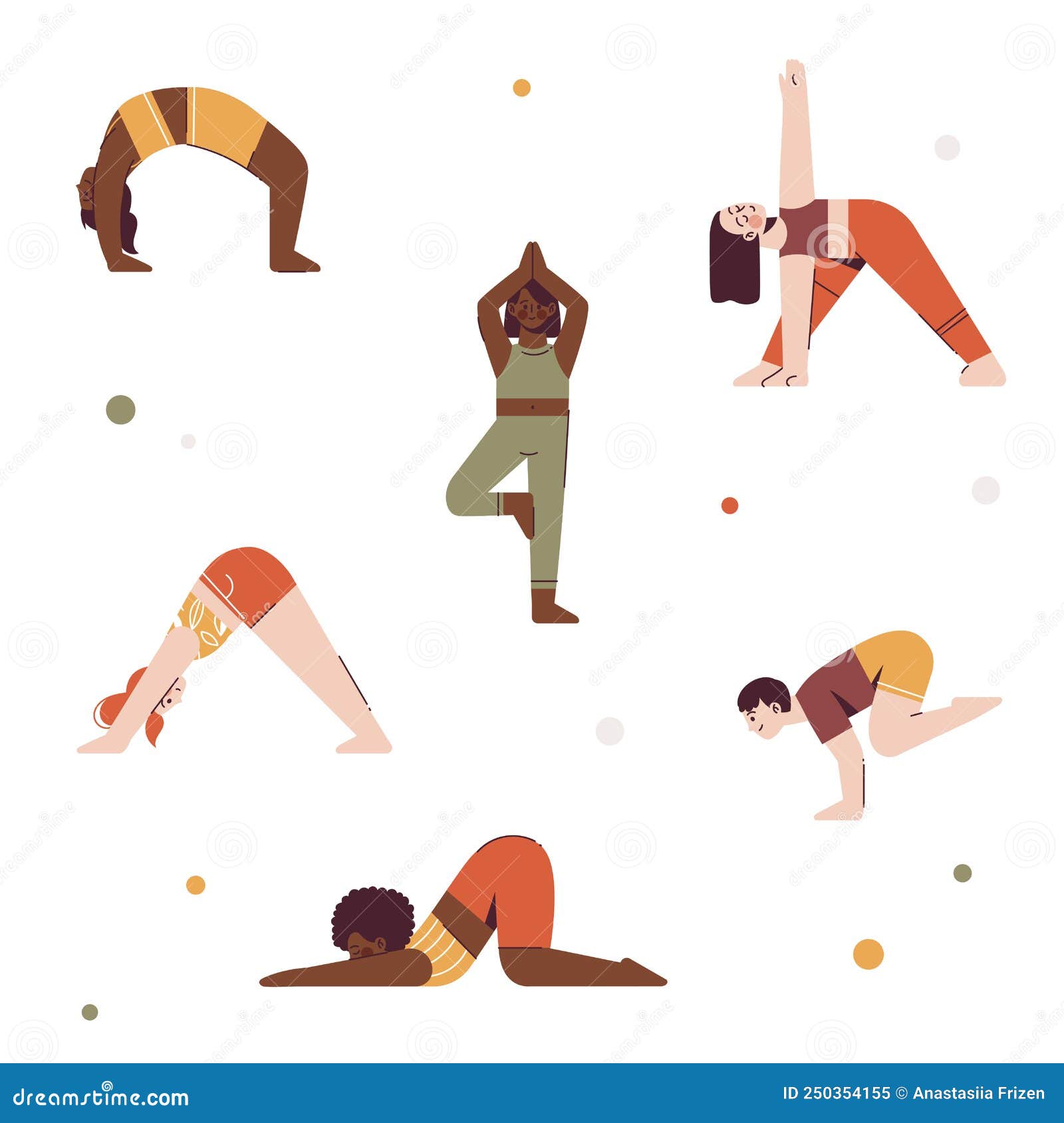 Padrão Contínuo Com Crianças Que Fazem Exercícios De Yoga. Crianças Em  Diferentes Poses De Ioga. Praticando Meditação E Esticando Ilustração Stock  - Ilustração de ioga, espiritual: 250354155