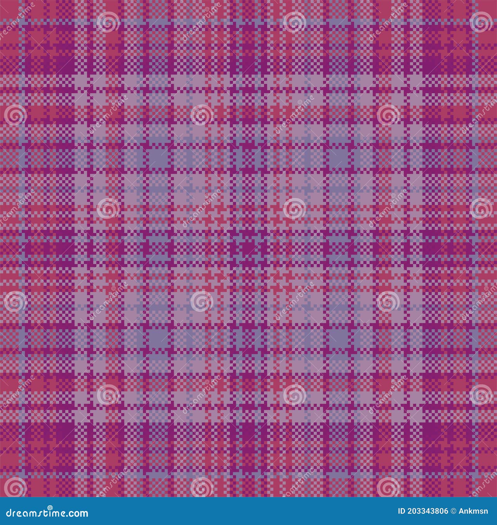 Fundo Tartan Vermelho Azul Amarelo Verificar Padrões De Vetores