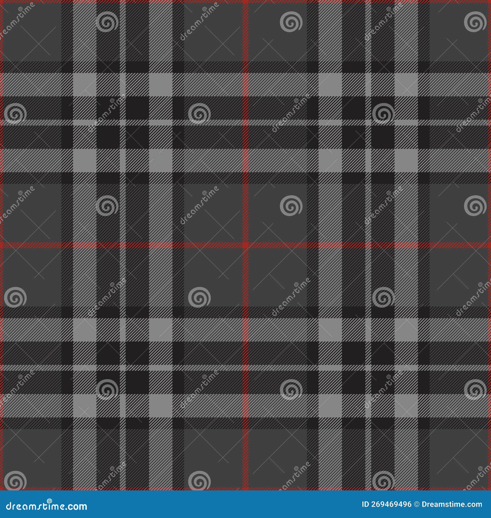 Vetores de Padrão Xadrez Tartan Em Vermelho Imprimir Textura De