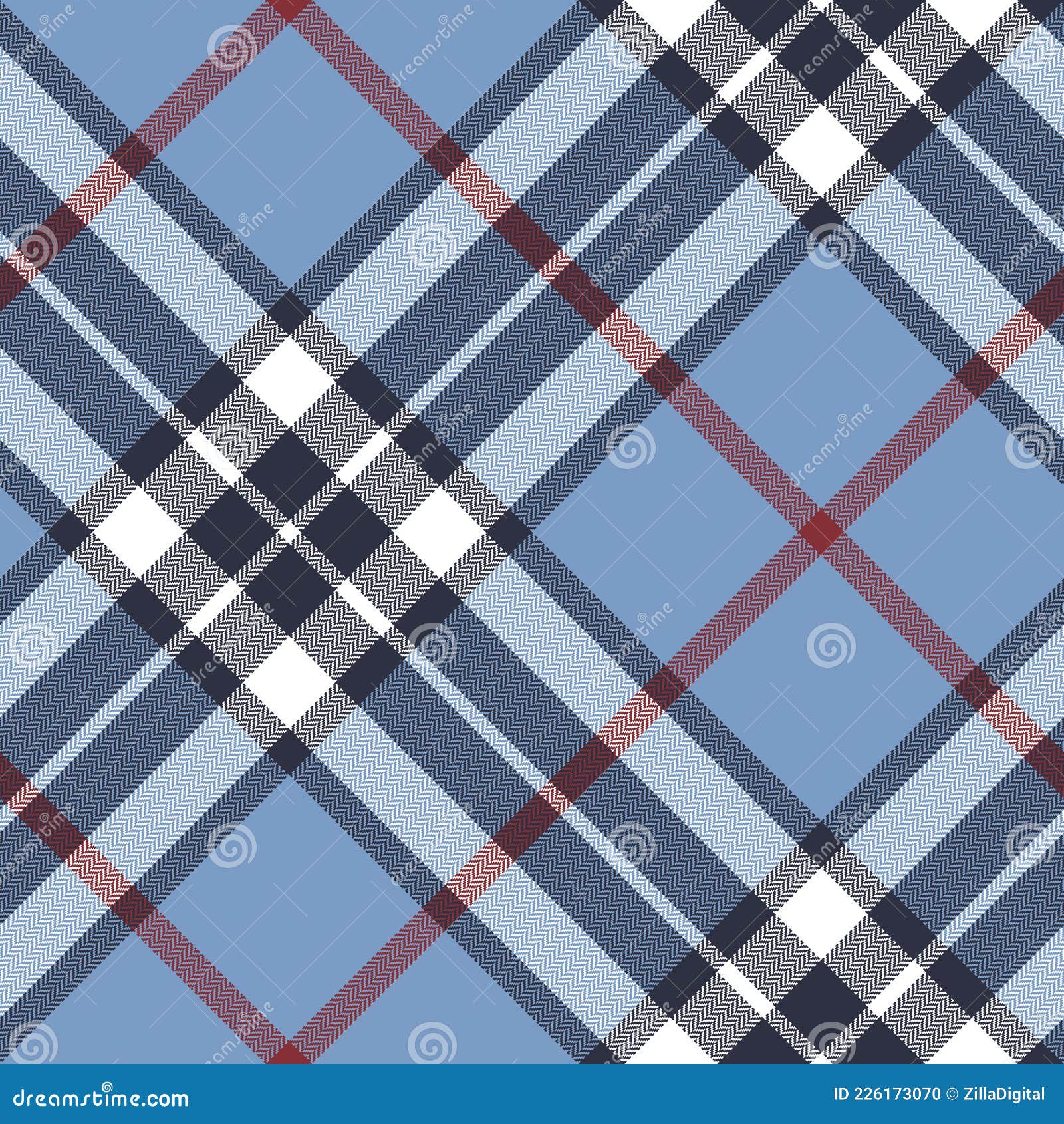 Padrão Xadrez Tartan Com Textura E Cor De Verão. Ilustração