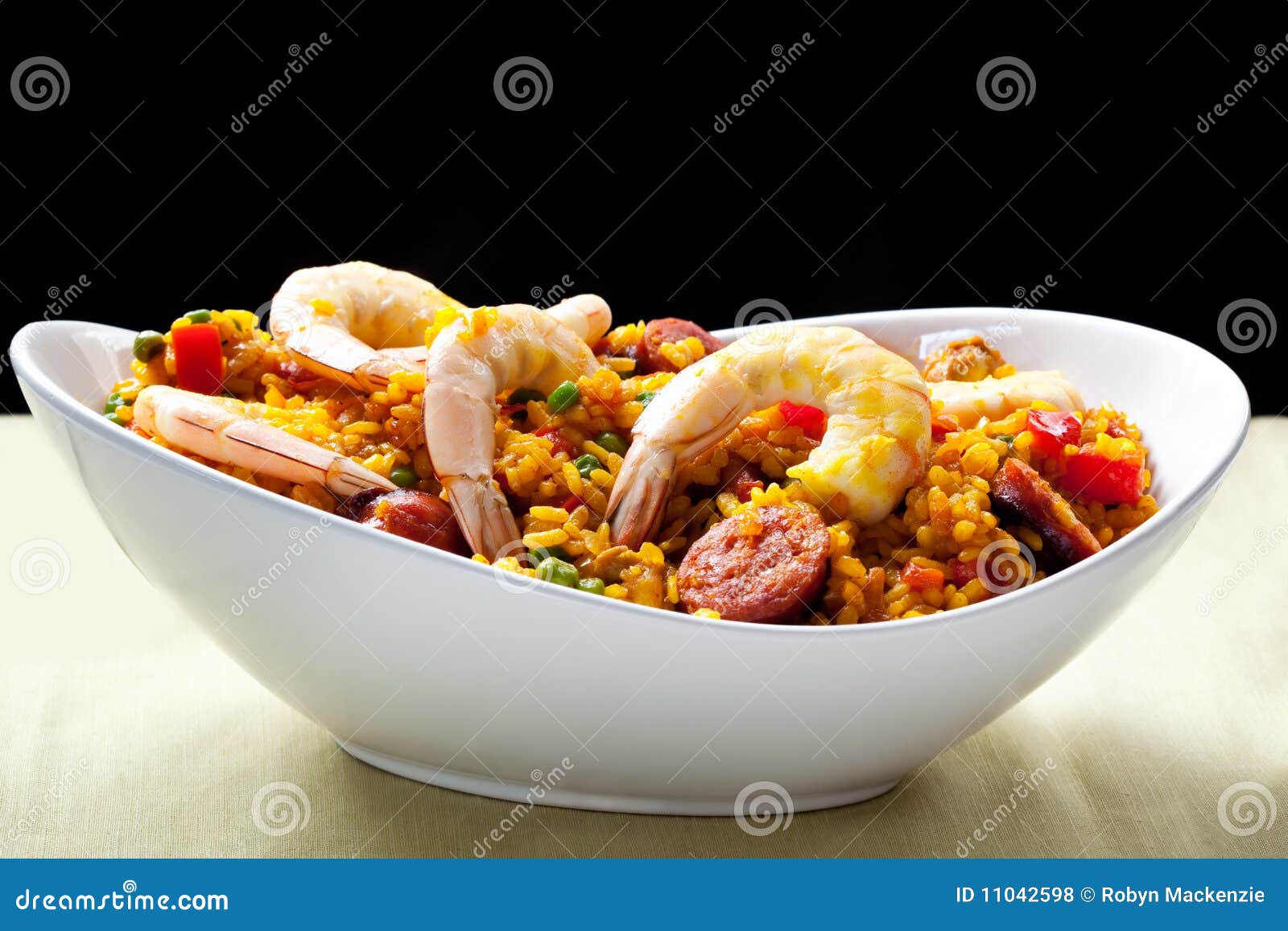 Paella stock photo. Image of shrimp, paella, shellfish 11042598