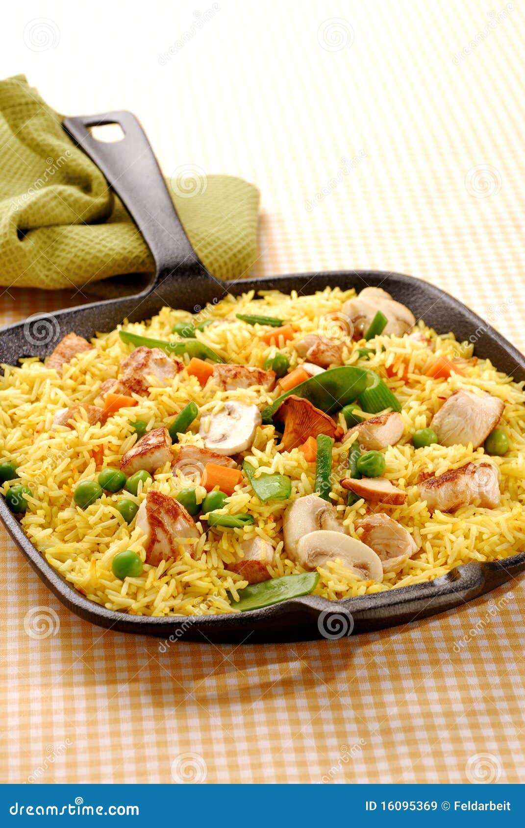 Paella stock image. Image of dish, vegetable, kitchen 16095369
