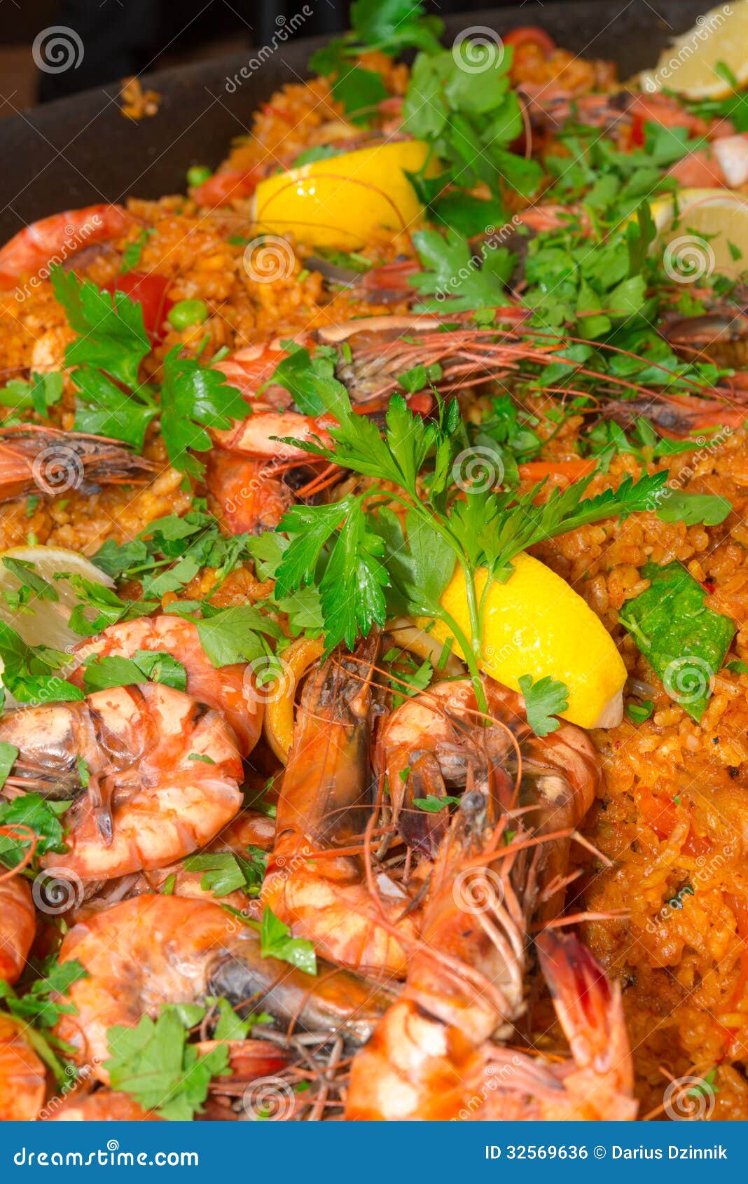 Paella stock photo. Image of food, fish, plate, mussels 32569636