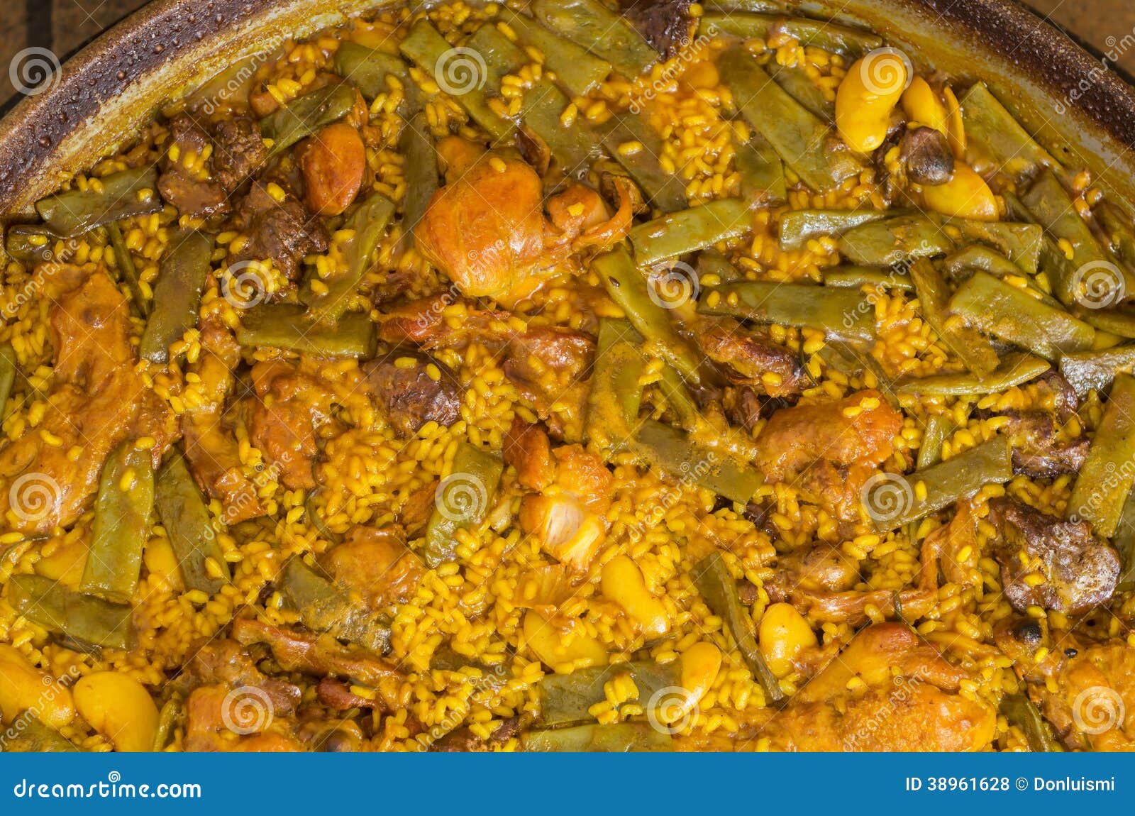 Paella stock photo. Image of mussels, gourmet, people 38961628