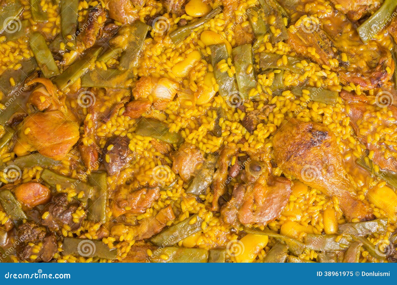 Paella stock image. Image of mixed, mussels, gourmet 38961975