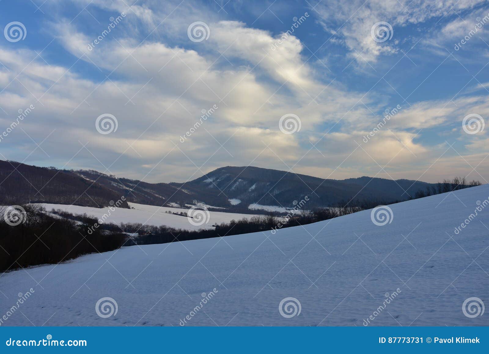 Paesaggio Dei Paesaggi Innevati Immagine Stock Immagine Di Paesaggio Foresta