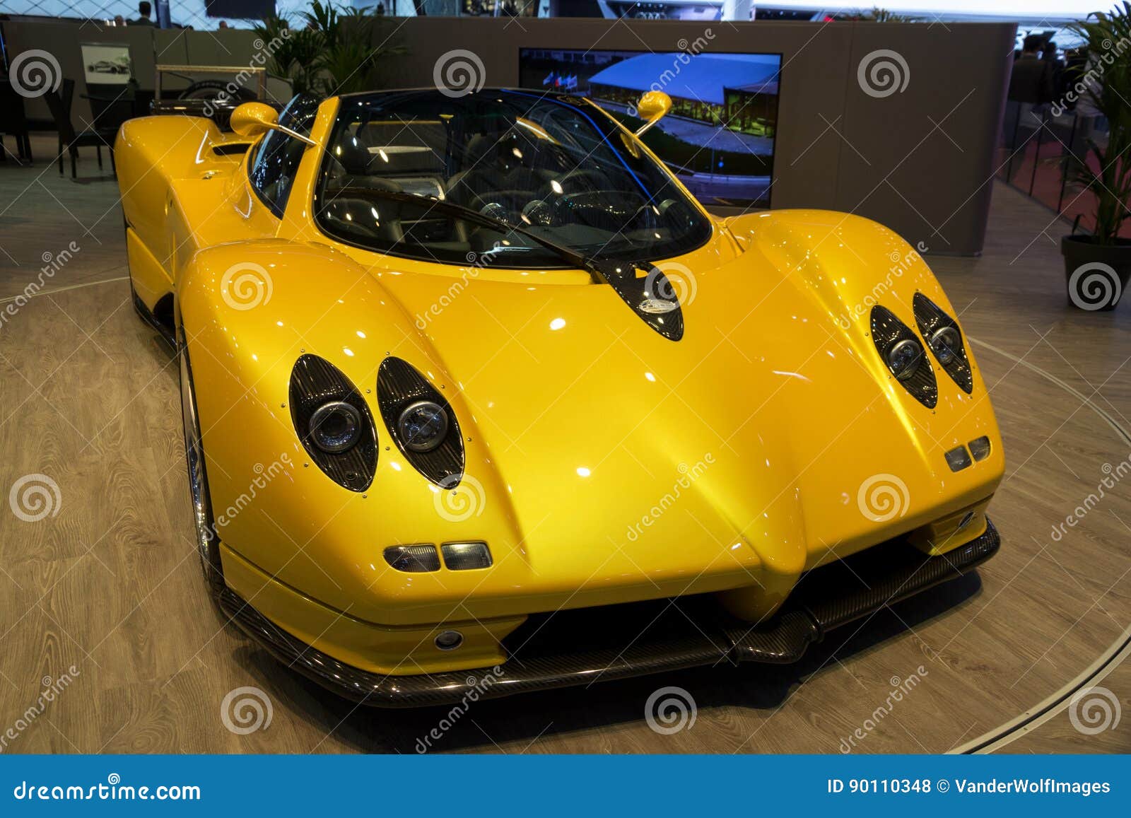 Pagani Zonda S Roadster Sportscar Editorial Stock Photo