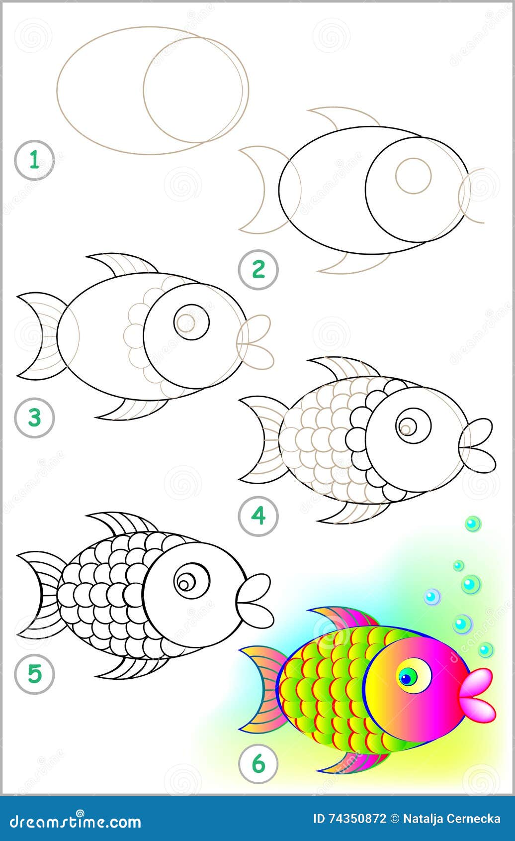 How to Draw a Fish Easy (6 Ways!) - The Graphics Fairy