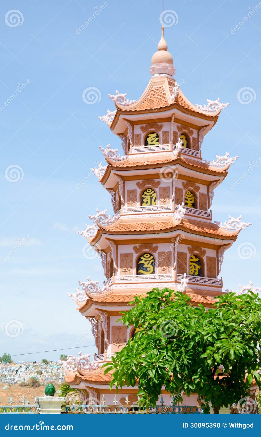 Pagoda bouddhiste au Vietnam. Pagoda bouddhiste en Phan Thiet, Vietnam du sud