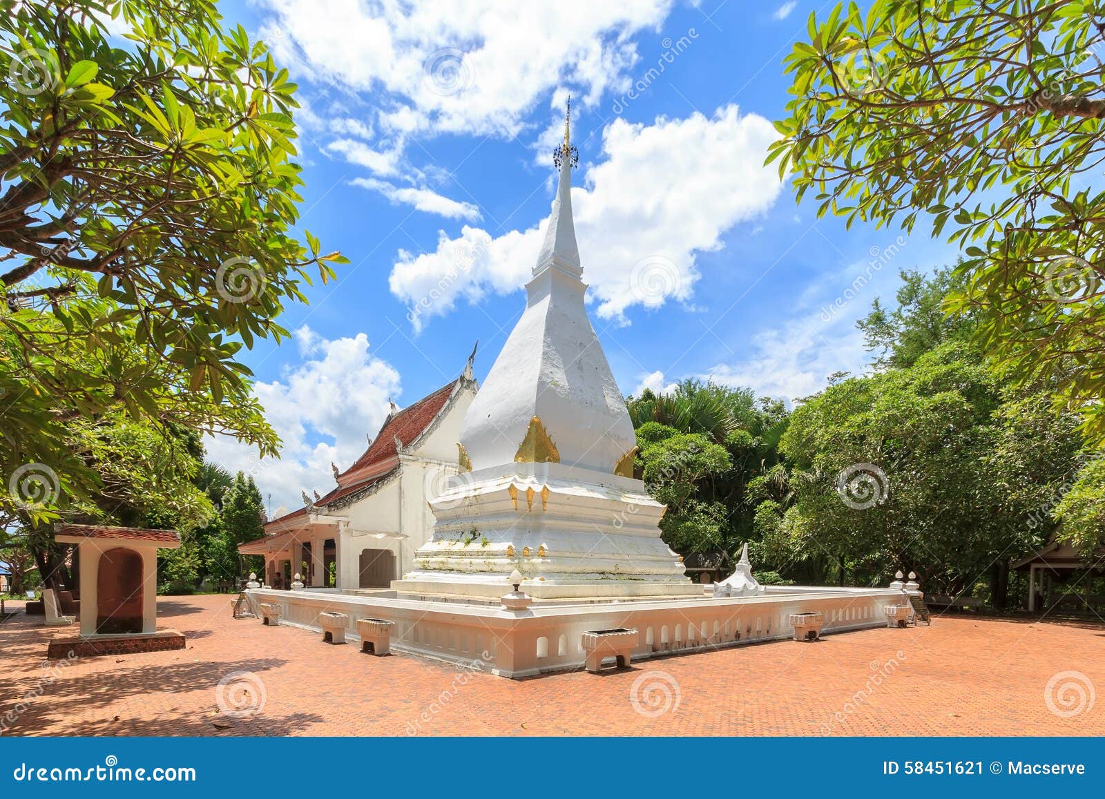 Pagoda at Phra that Si Song Rak Temple, Loei, Thailand. Stock Image ...