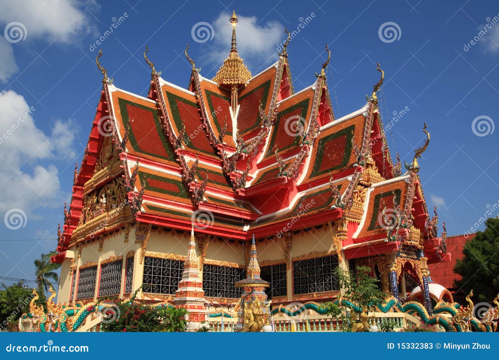 pagoda,samui, thailand