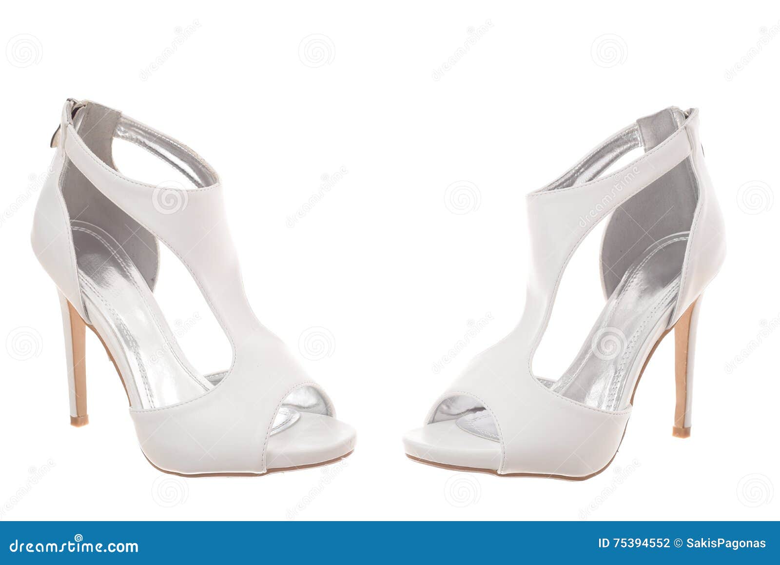 scarpe bianche donna tacco