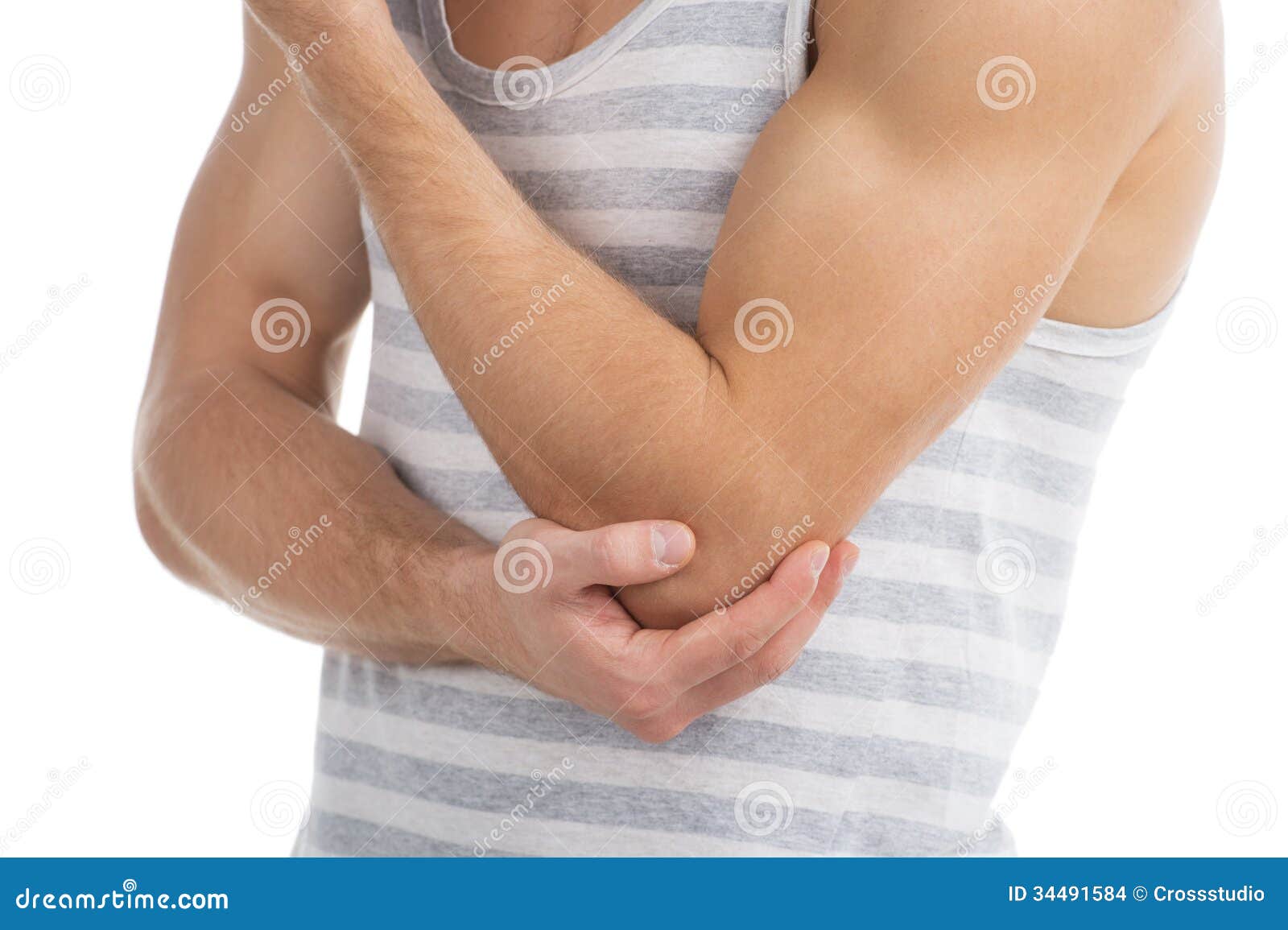 pain in an elbow.