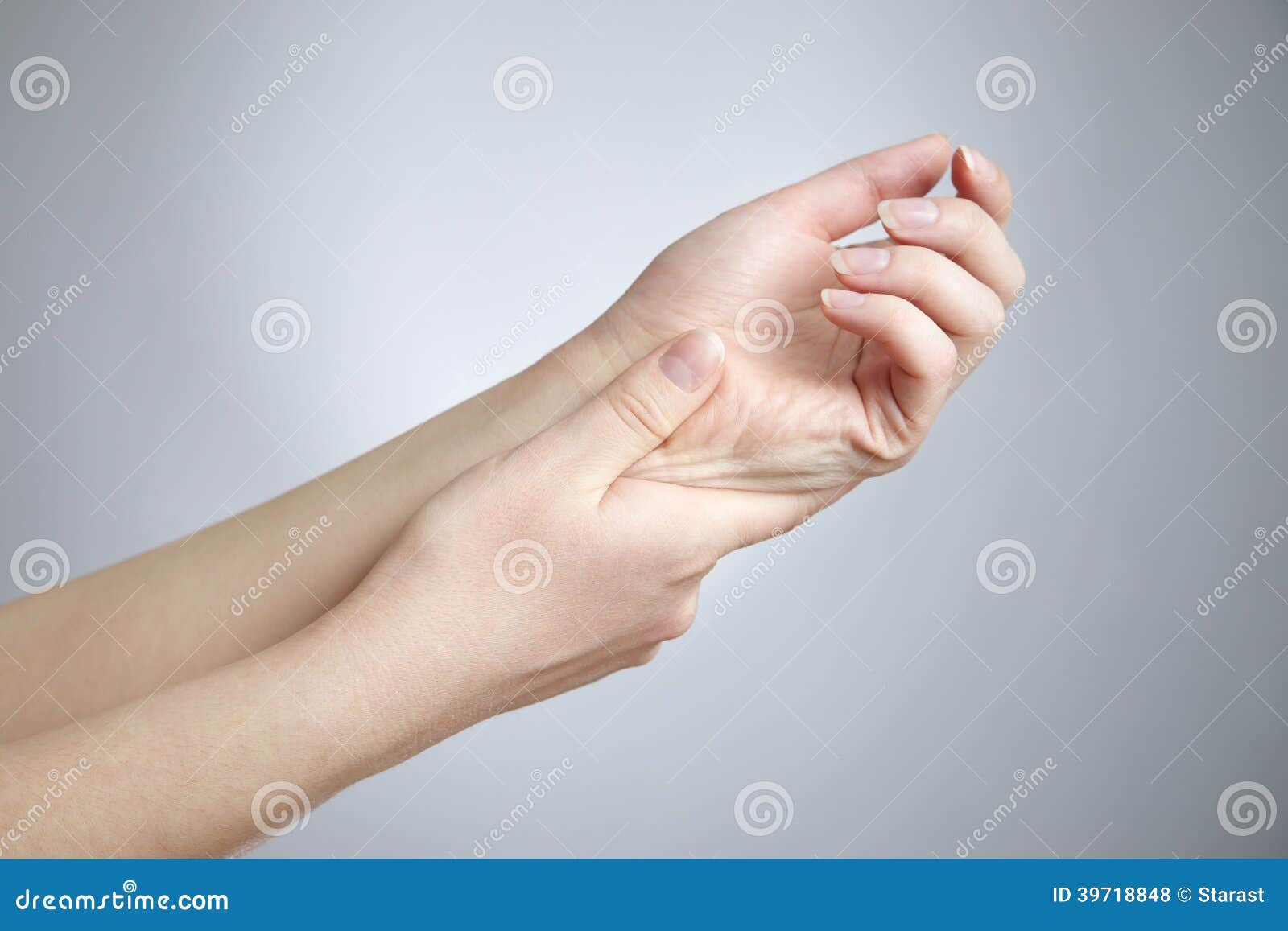 Pain in the Joints of the Hands Stock Photo Image of massaging