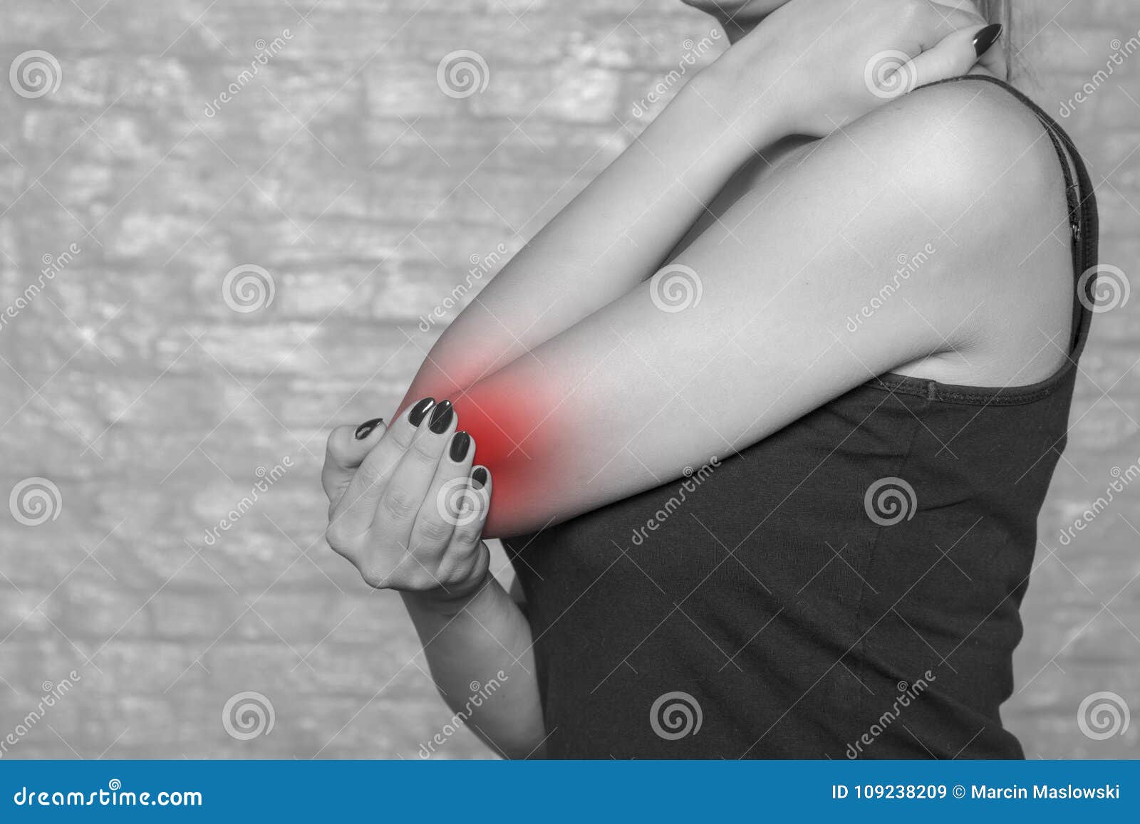 Pain in the Lymph, Rheumatic Problems Stock Image Image of hand