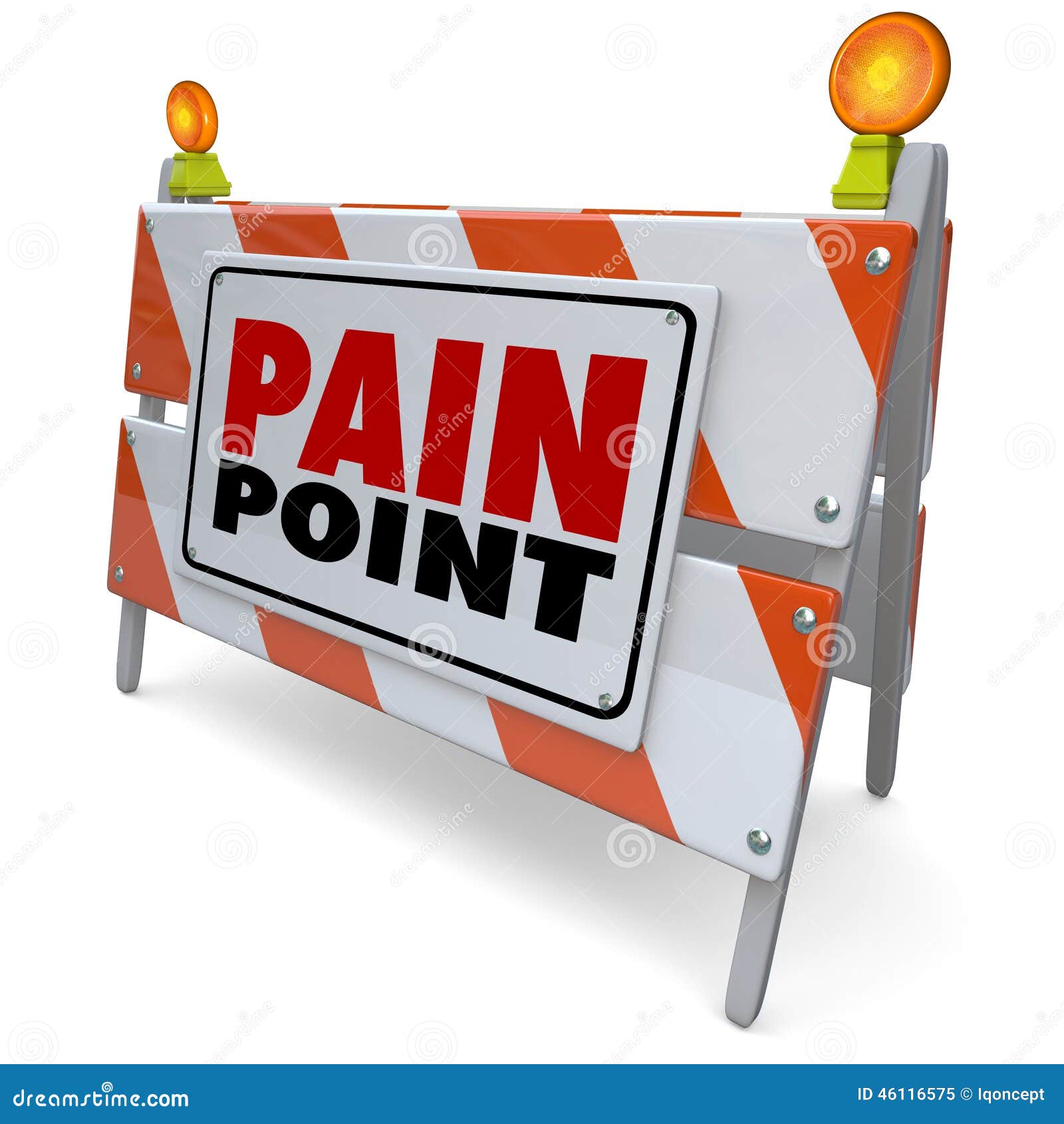 pain point sign warning danger customer problem difficulty need