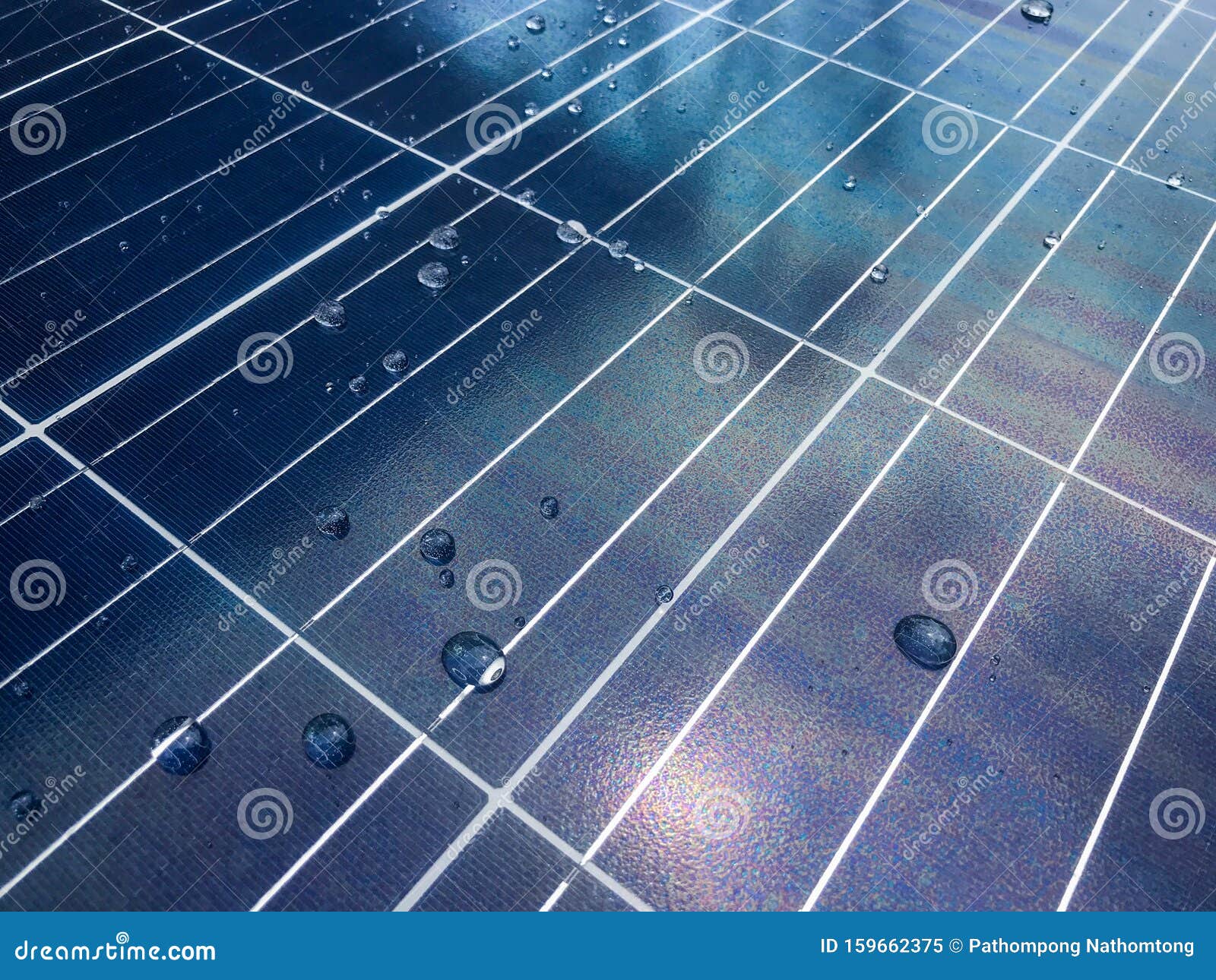 Painel De Células Solares Com Revestimento Nanotecnológico Imagem de ...