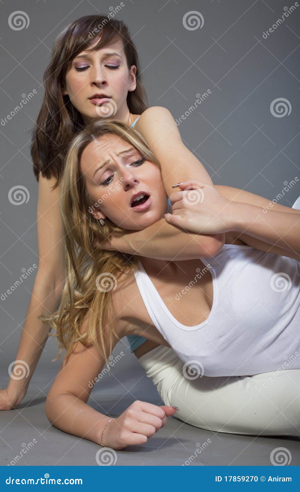 Painful choke hold stock photo. Image of anger, strangling - 17859270
