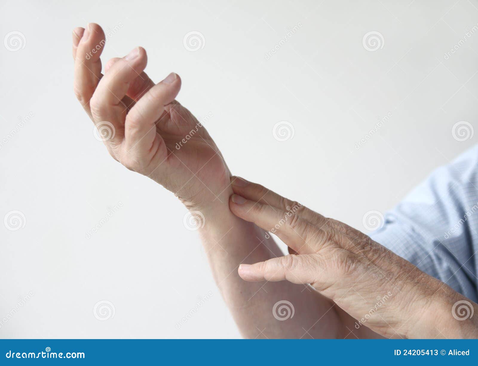 Painful wrist stock image. Image of strain 24205413
