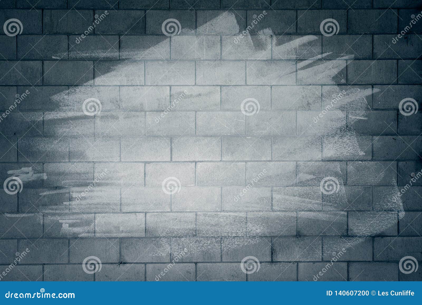Paint on block wall stock photo. Image of solid, painted 140607200
