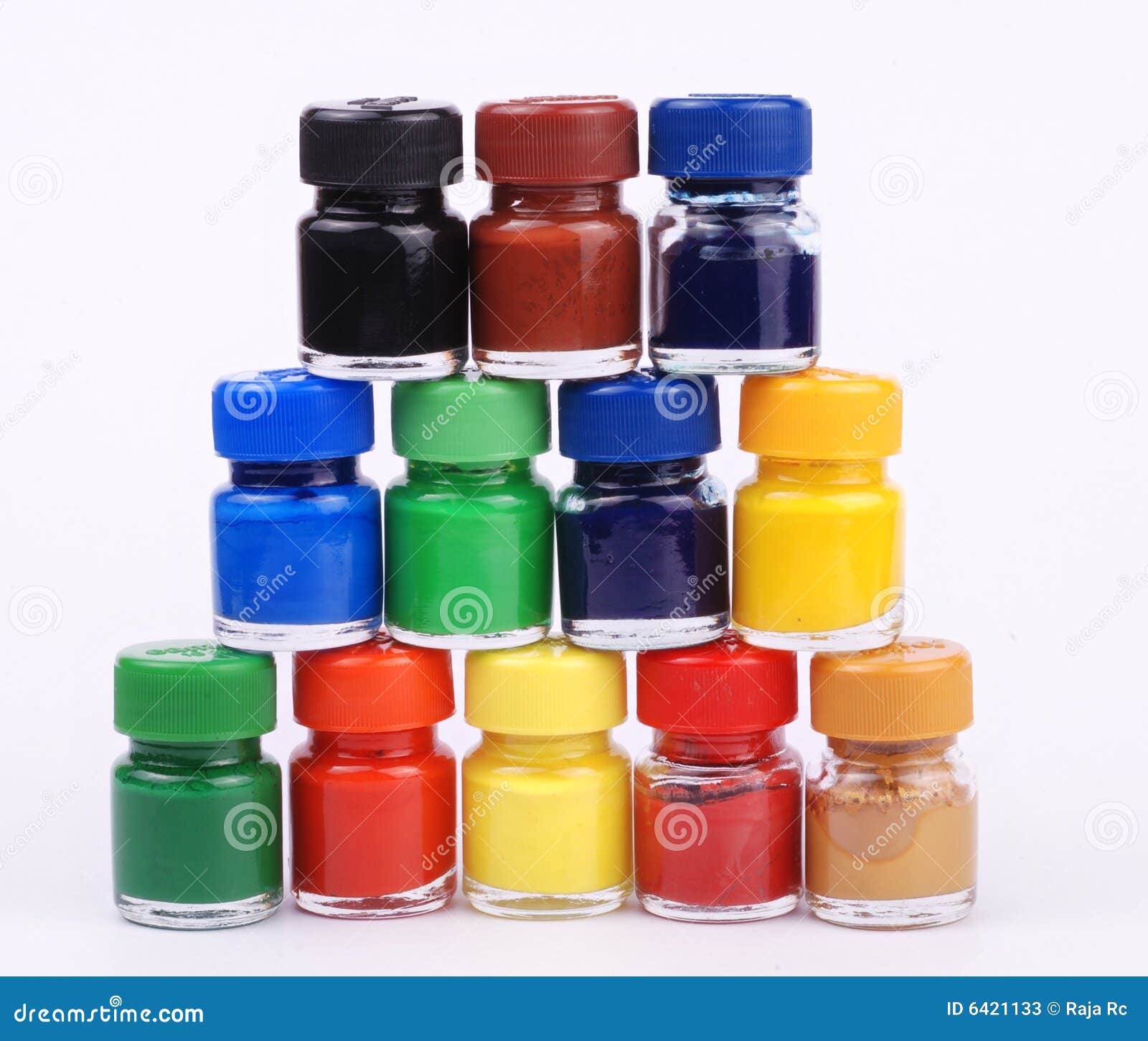 Paint Bottles Stock Photos Image 6421133