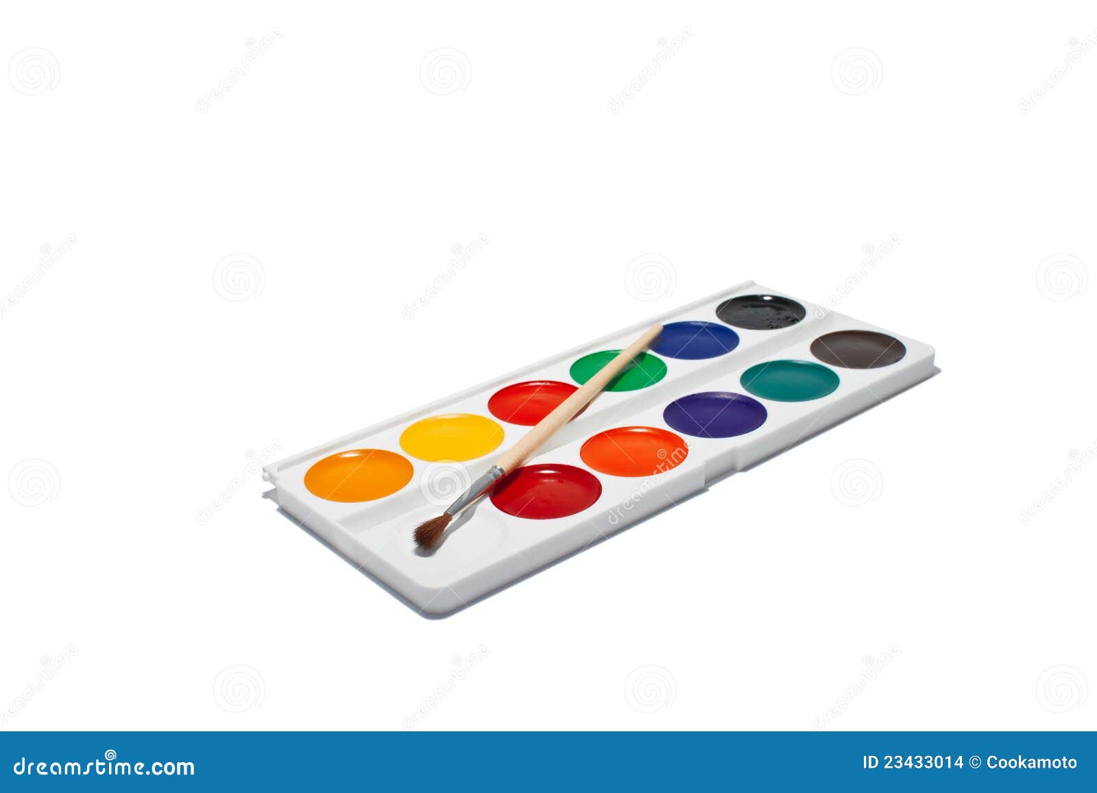 Paint Box stock photo. Image of brush, painter, school 23433014