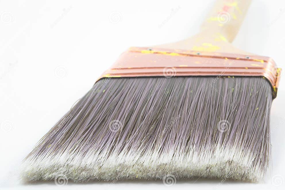 Paint brush bristles stock photo. Image of brush, residential 1965756