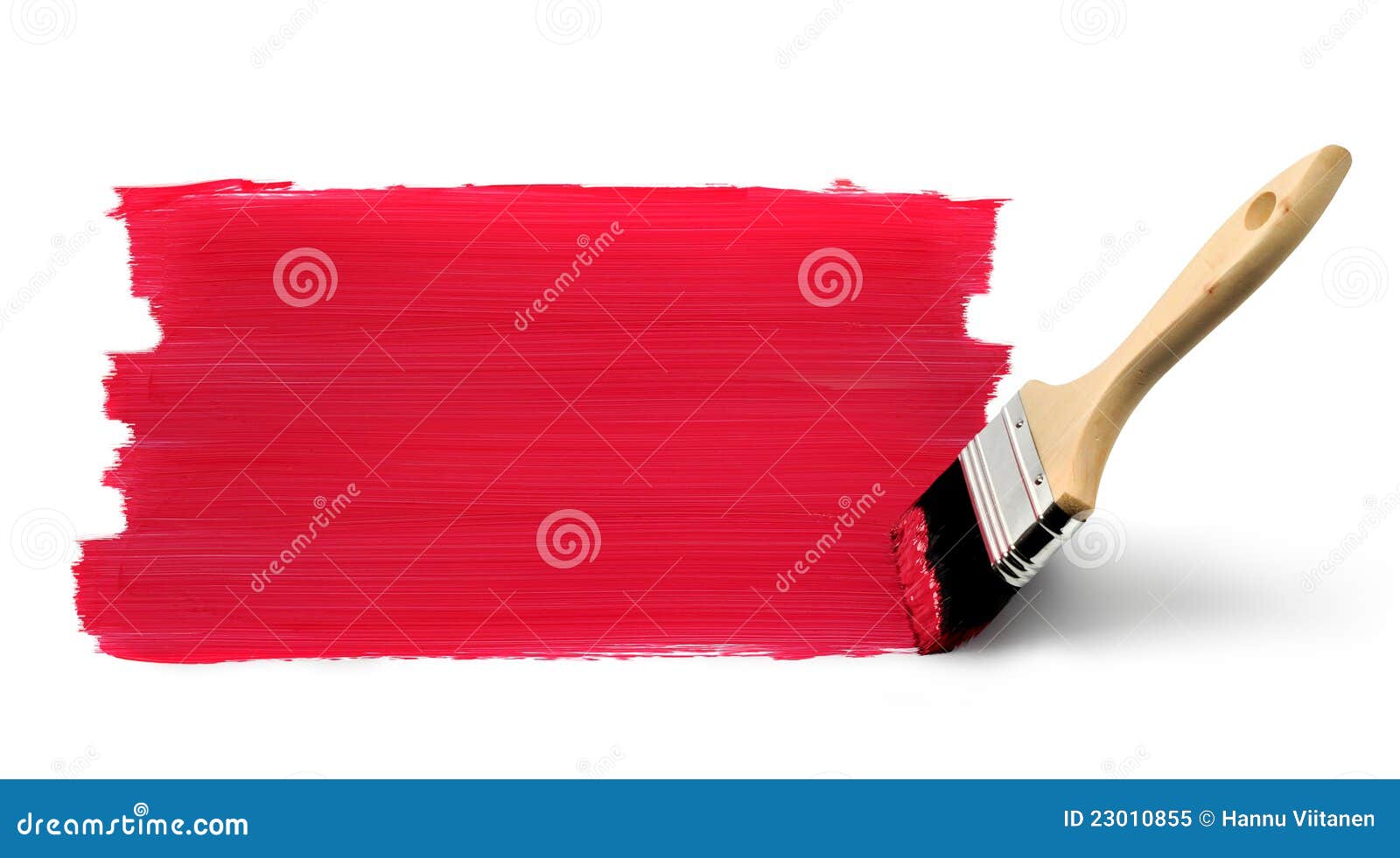 Paint brush painting red stock image. Image of tool, repair 23010855