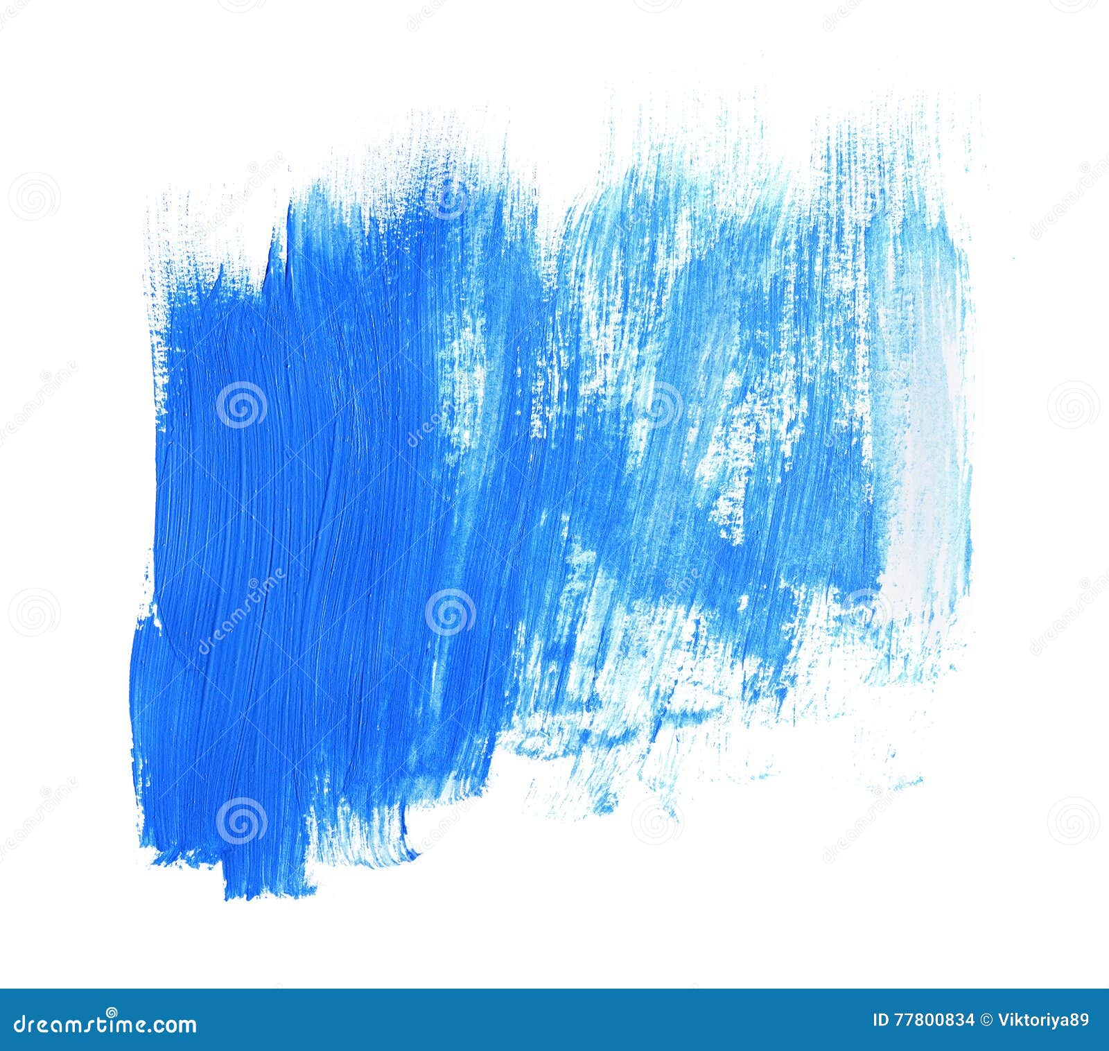 Paint Brush Texture Blue