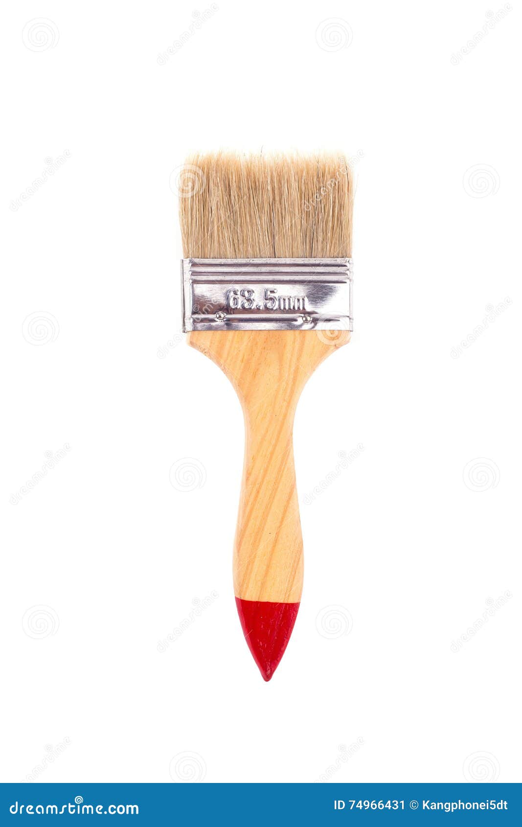 Paint Brush Tools Isolated on White Background Stock Image Image of