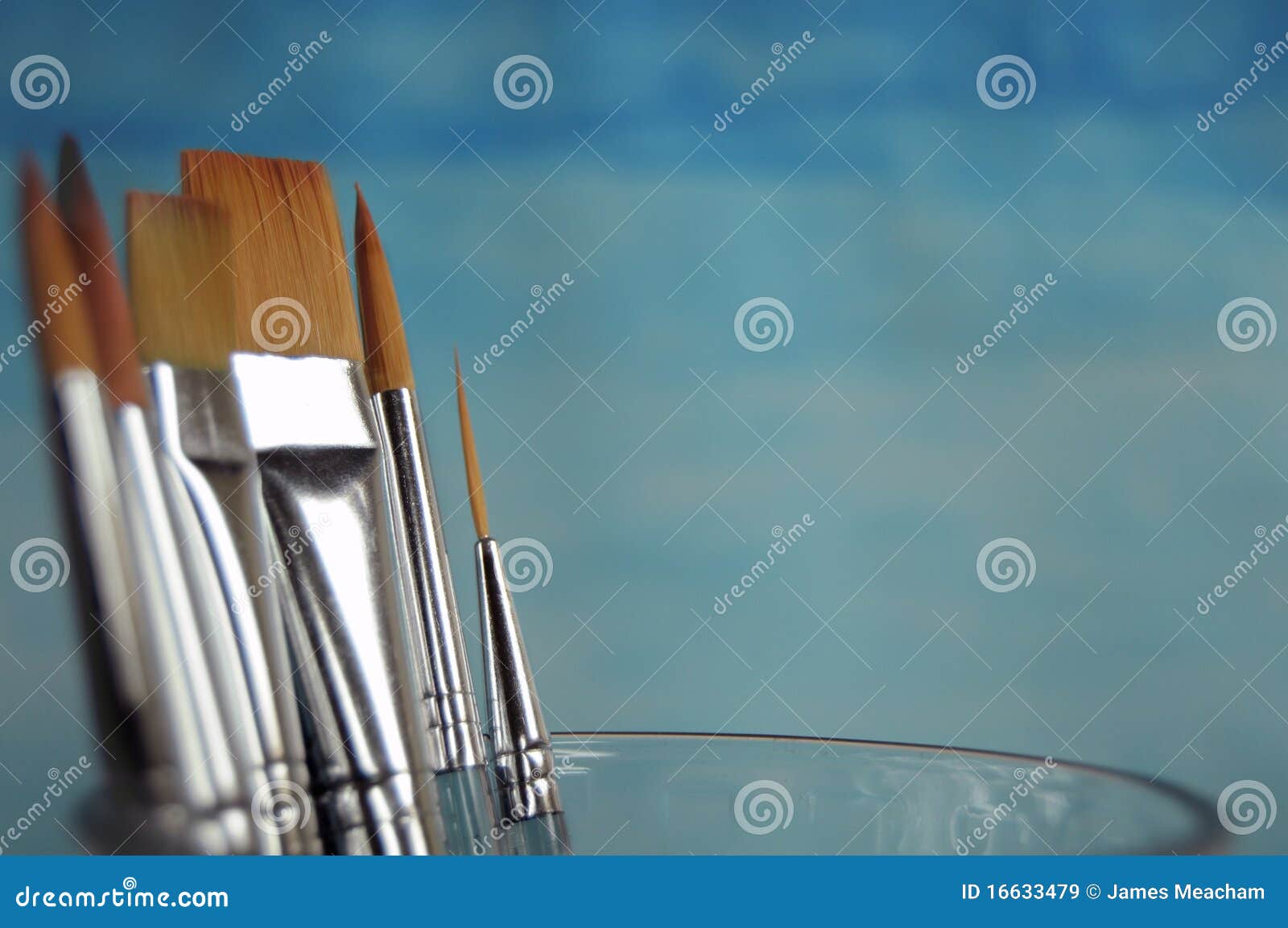 Paint Brushes stock image. Image of canvas, clean, paint 16633479