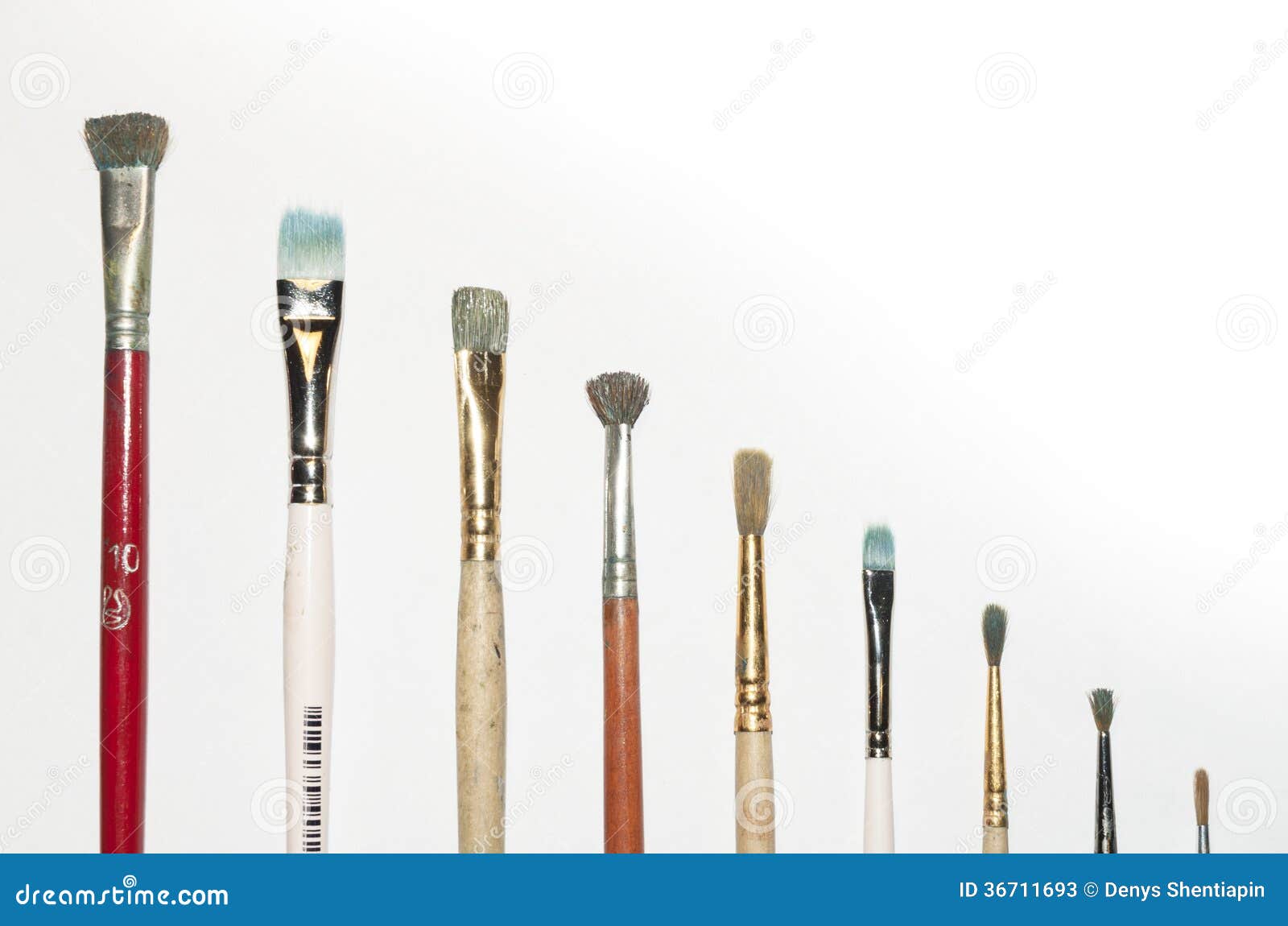 Paint brushes stock image. Image of creativity, artistic 36711693