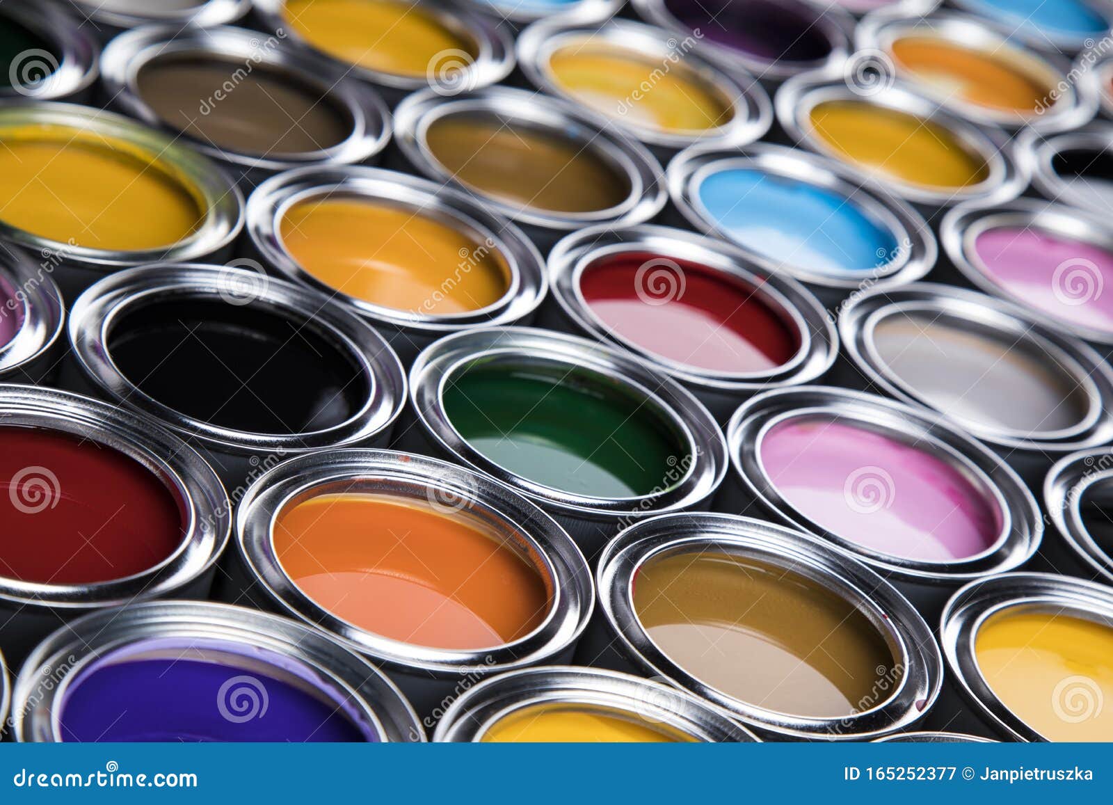 paint cans palette, creativity concept