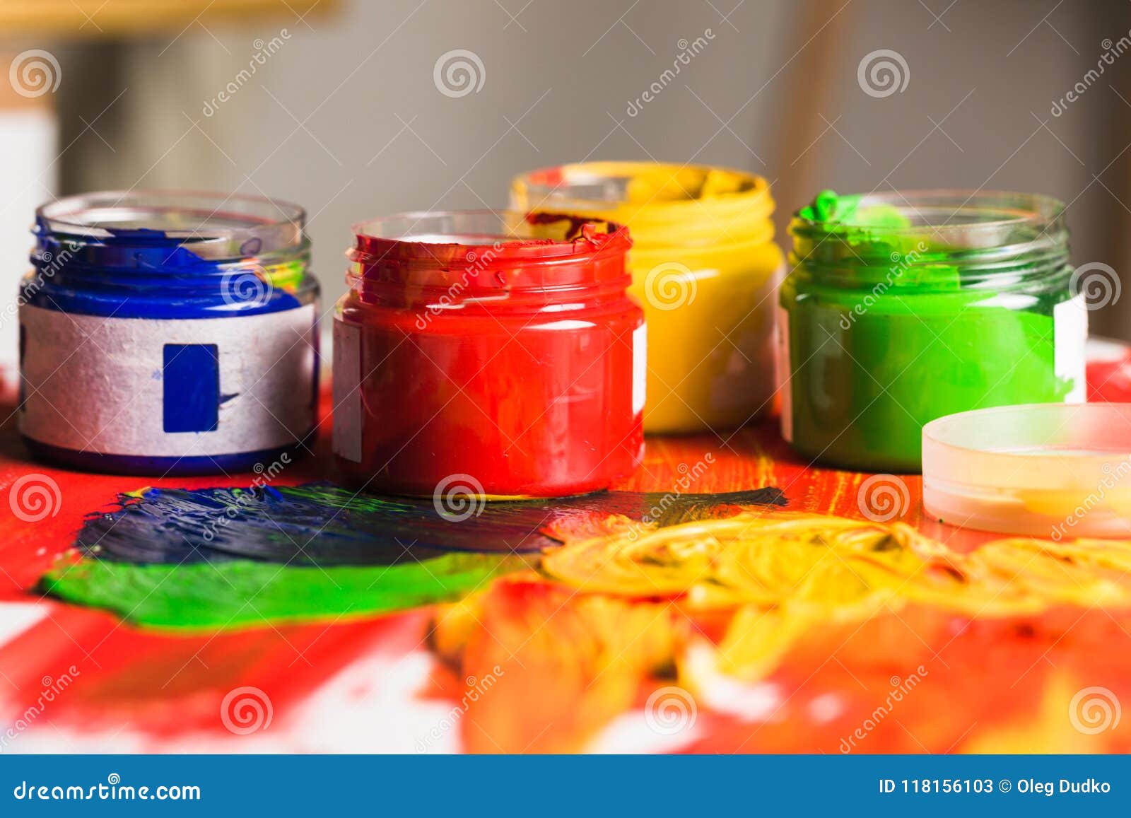 Paint Colors stock image. Image of equipment, hobby - 118156103