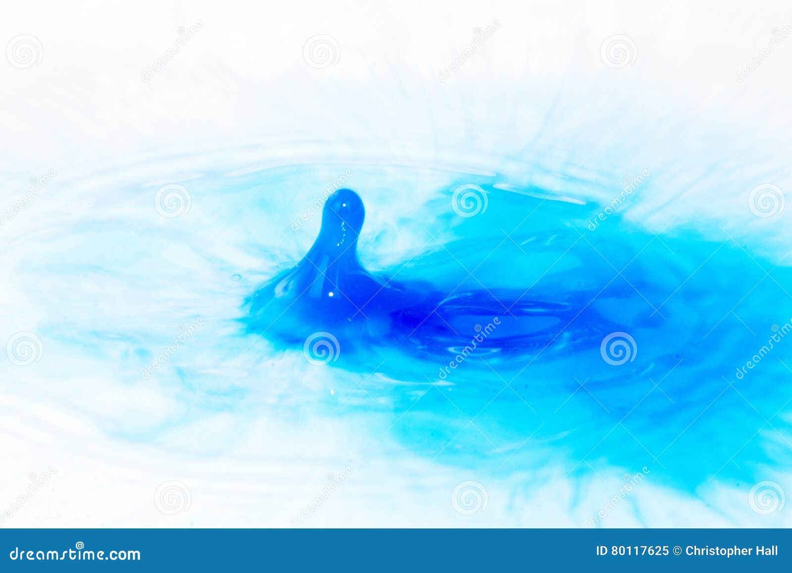 Paint Drop Splashing on Black a Background Stock Image - Image of black ...