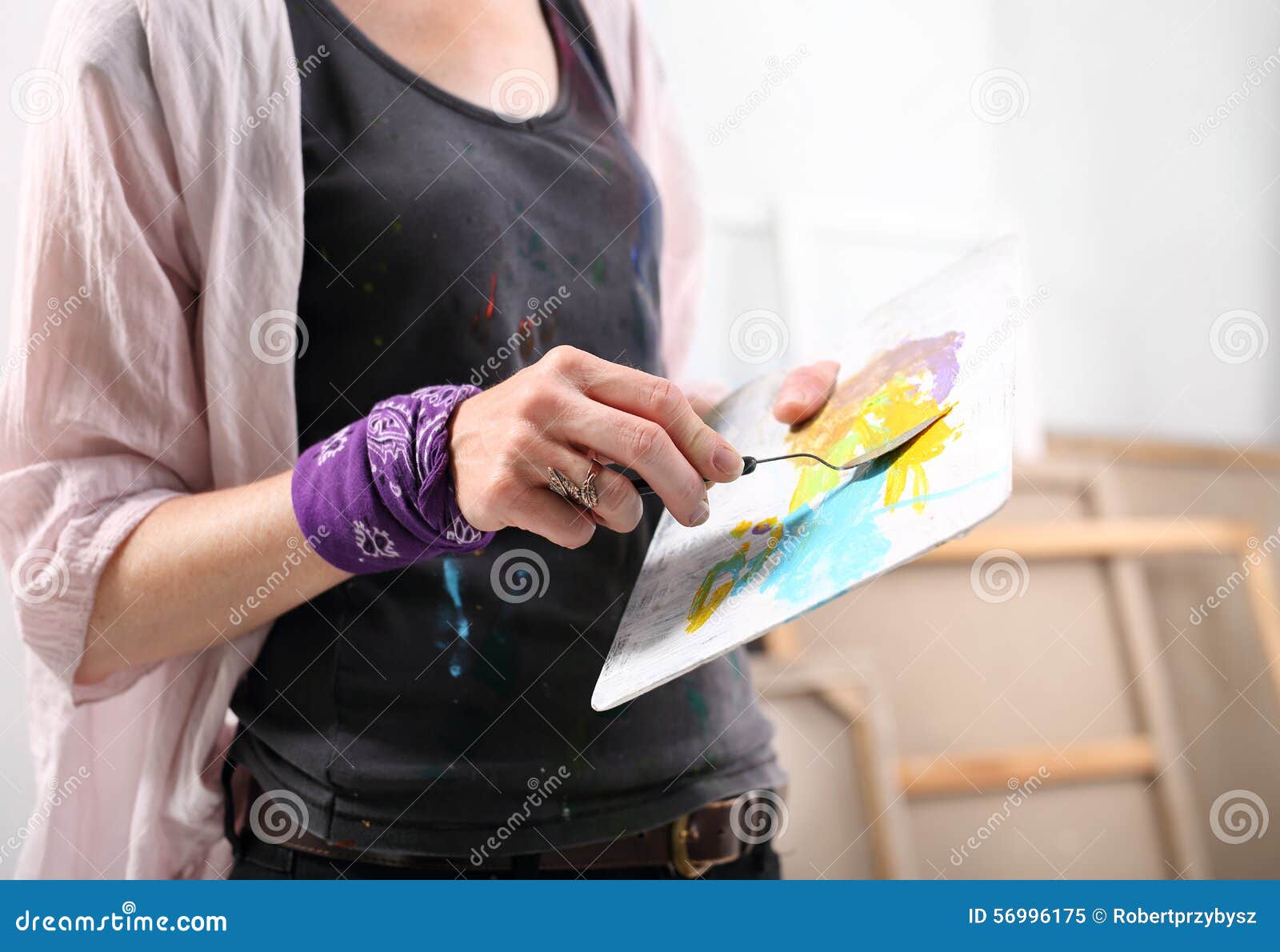 Paint and Painting Accessories Stock Image Image of drawing