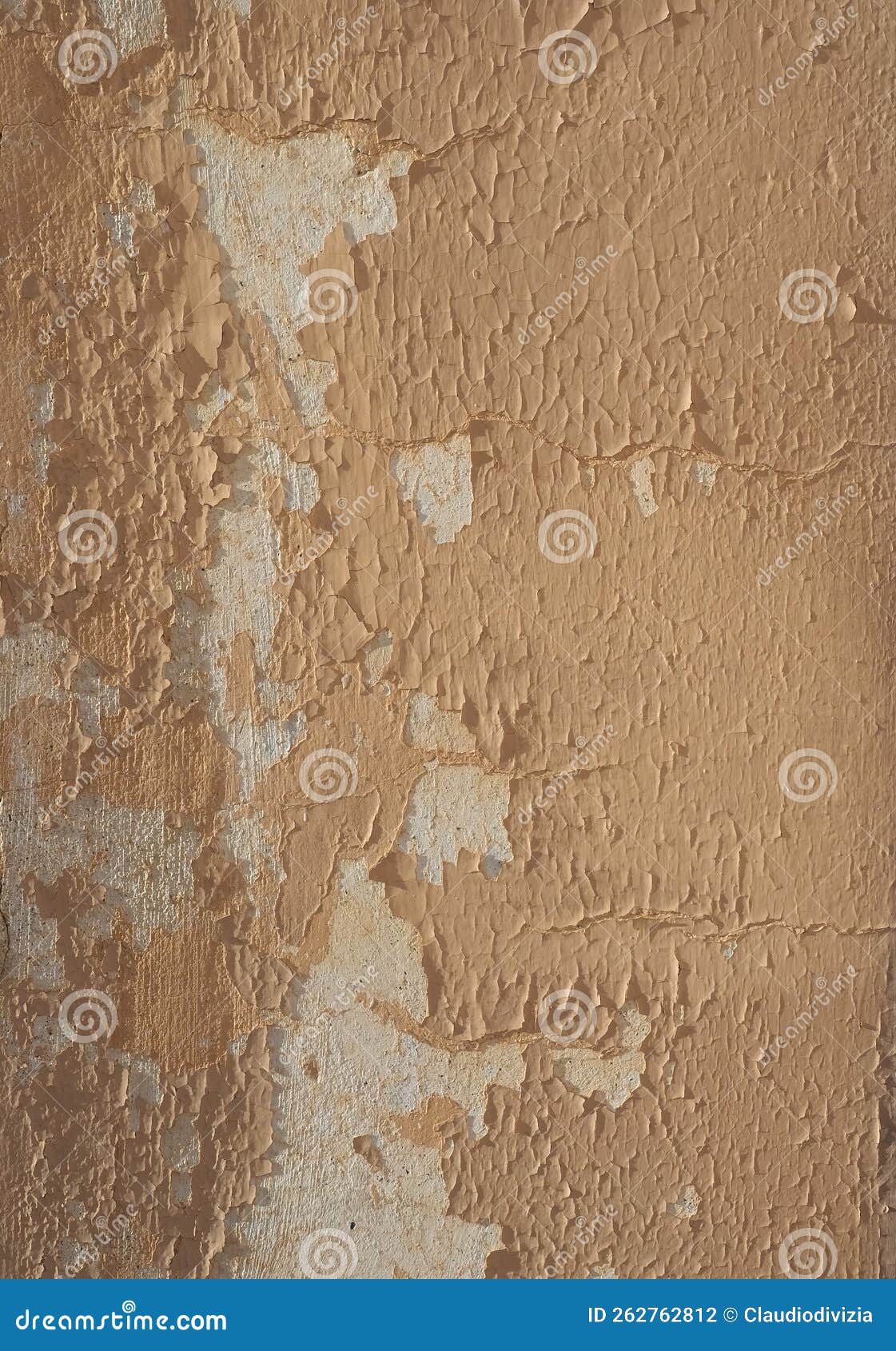 Paint peeling off wall stock photo. Image of cracked 262762812