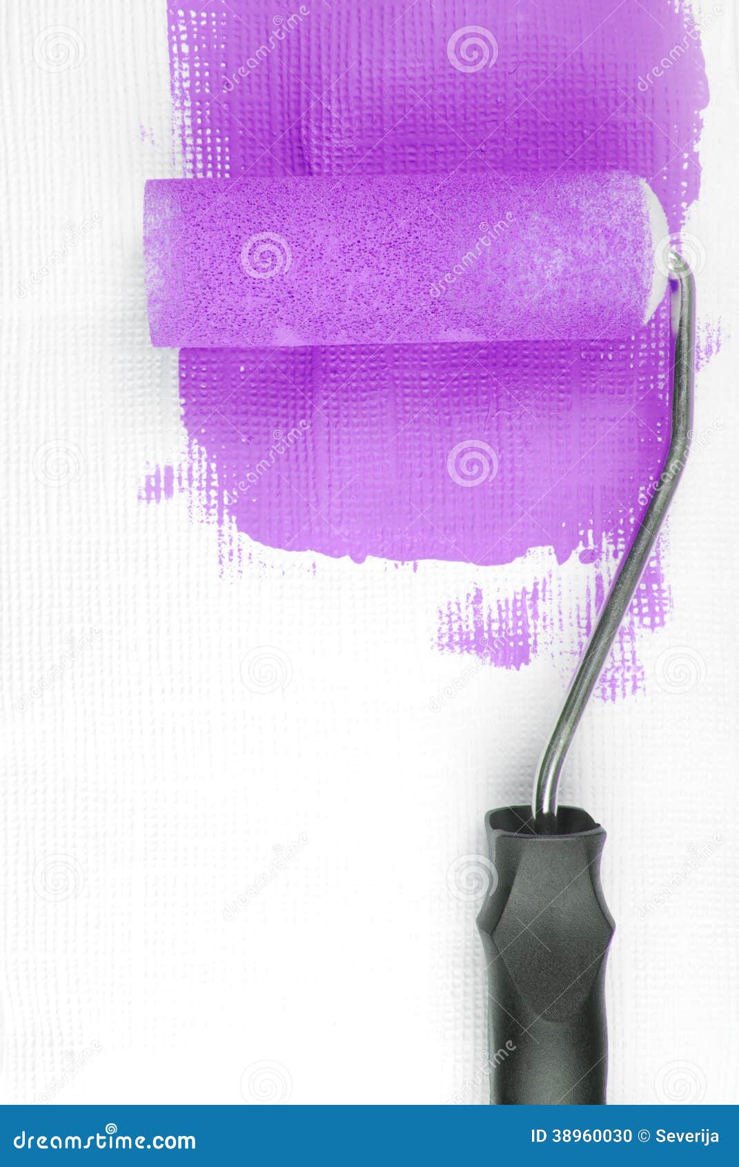 Paint Roller Decorating Wall Stock Photo Image of painting, color