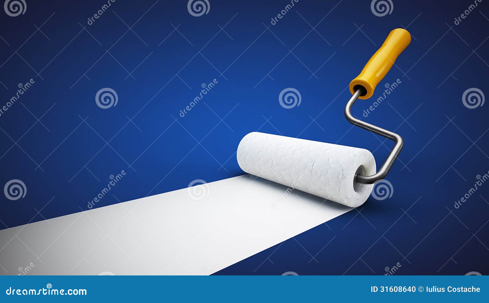 Paint roller stock photo. Image of painter, paintroller 31608640