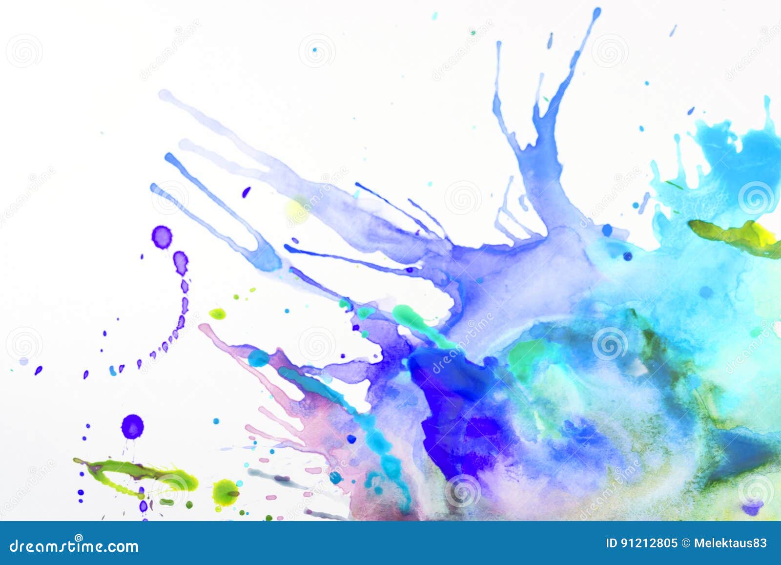 Paint on a sheet of paper stock image. Image of spray 91212805