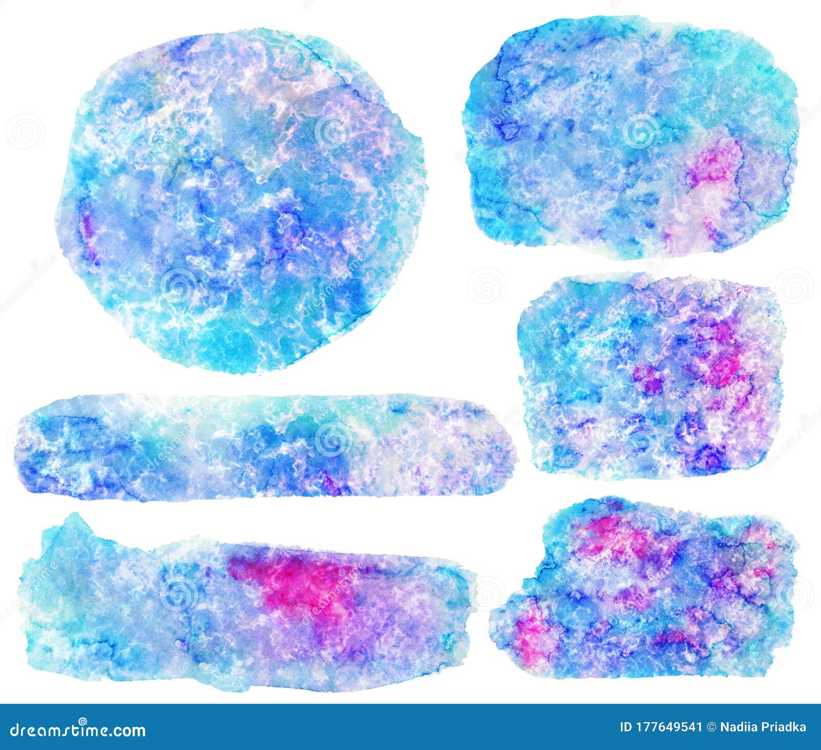 Paint Splat Stain Blot Spots Splashes Set Collection Isolated On White Small Bright Spot On An Object Or Painting