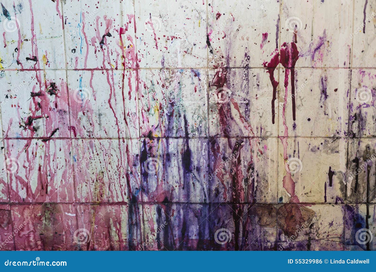 Paint splattered wall stock photo. Image of color, wall 55329986