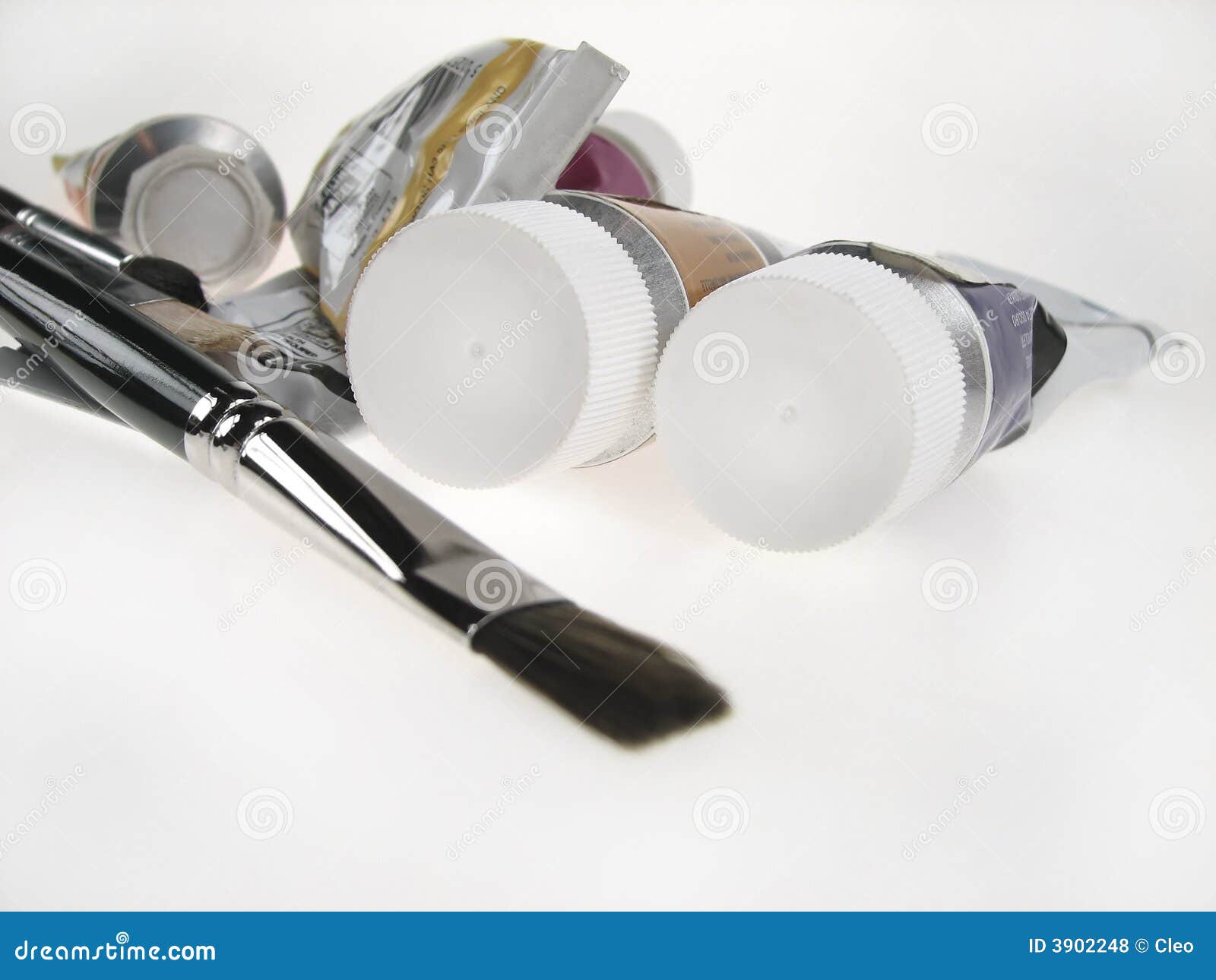 Paint Tubes Picture. Image 3902248