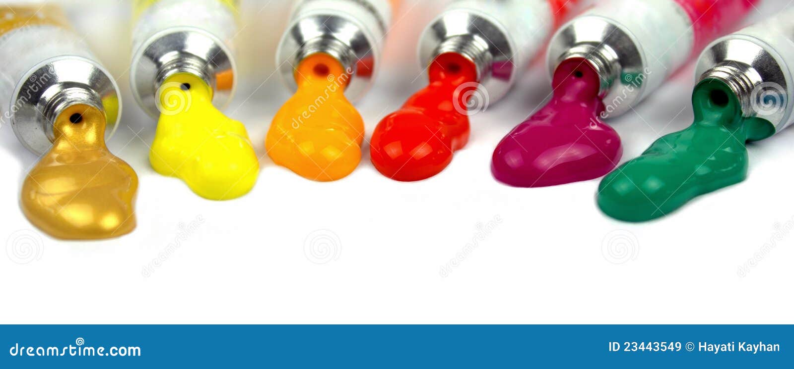 Paint Tubes Primary Colors RoyaltyFree Stock Photography 879881