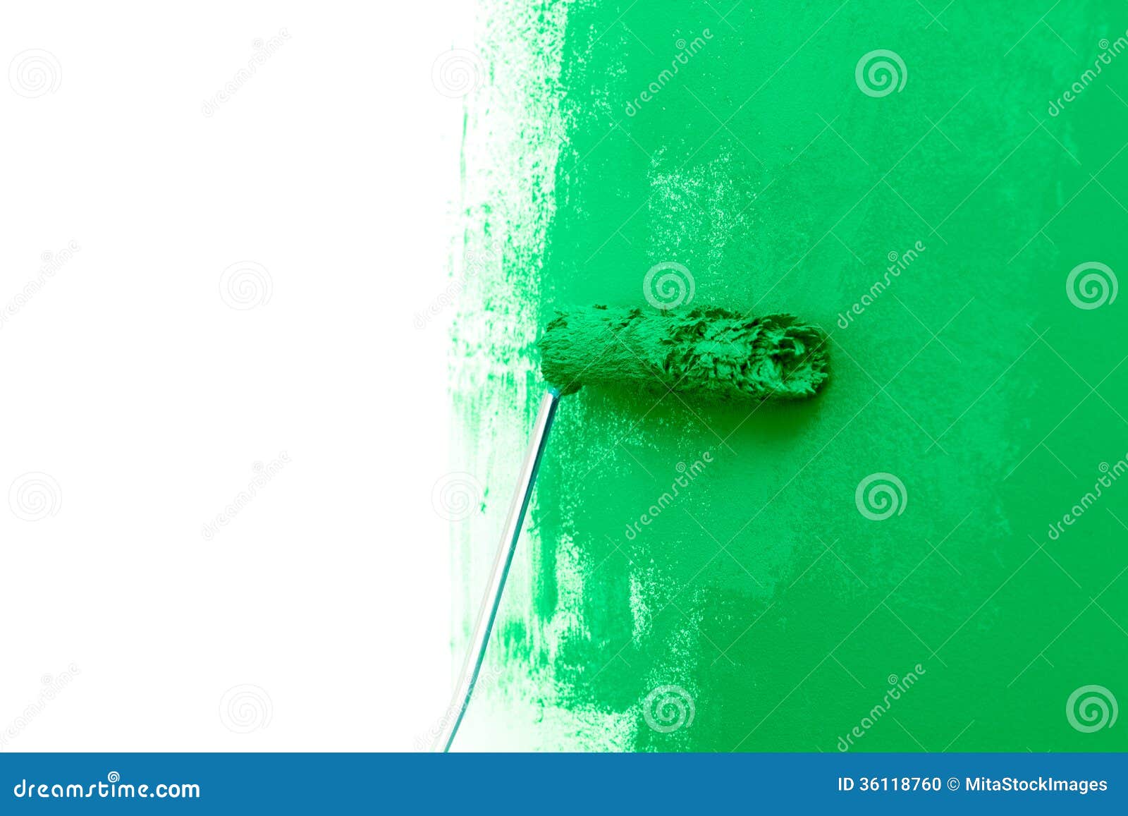 Paint a wall stock photo. Image of drawing, housework 36118760