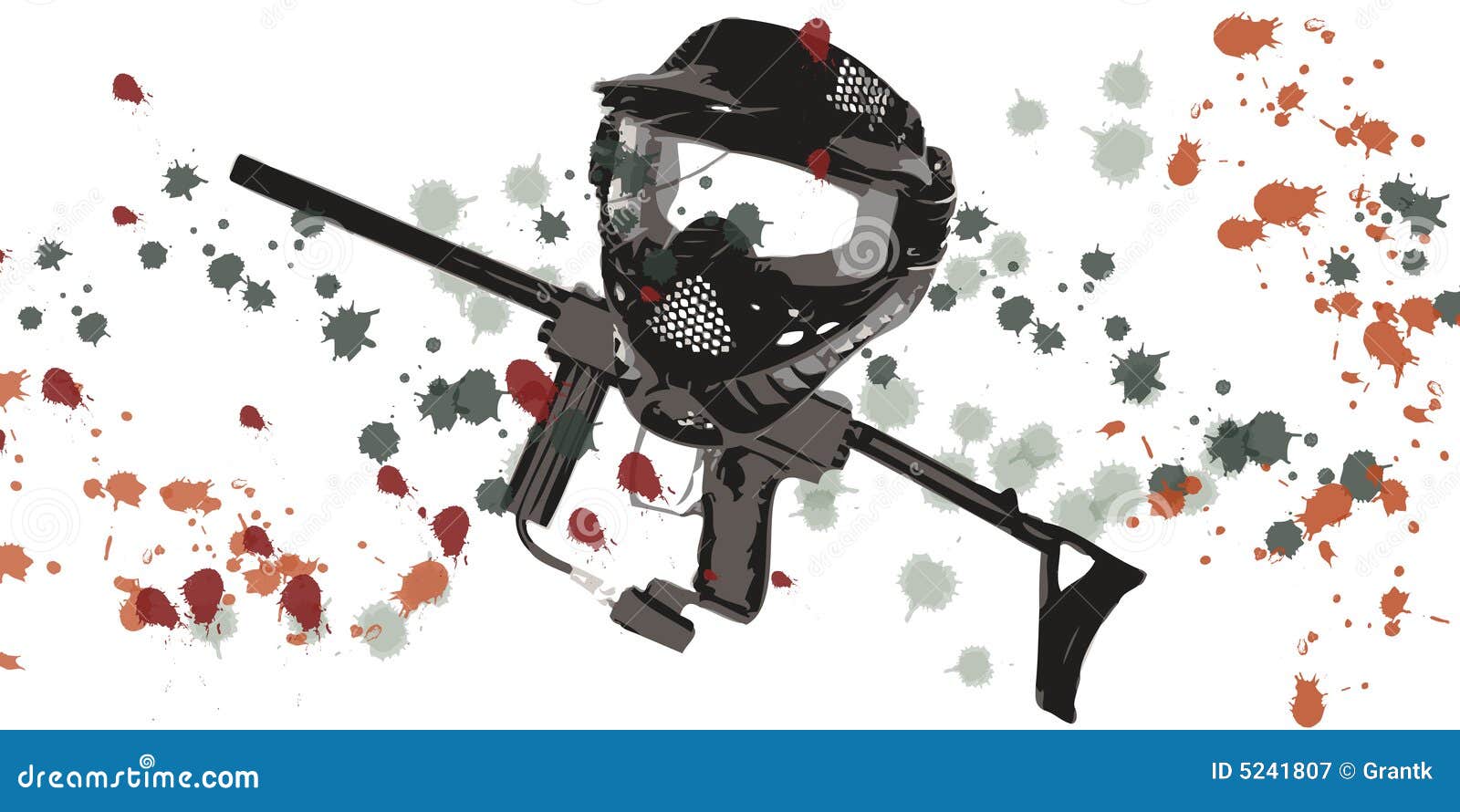 Paintball Accessories Royalty Free Stock Photography Image 5241807