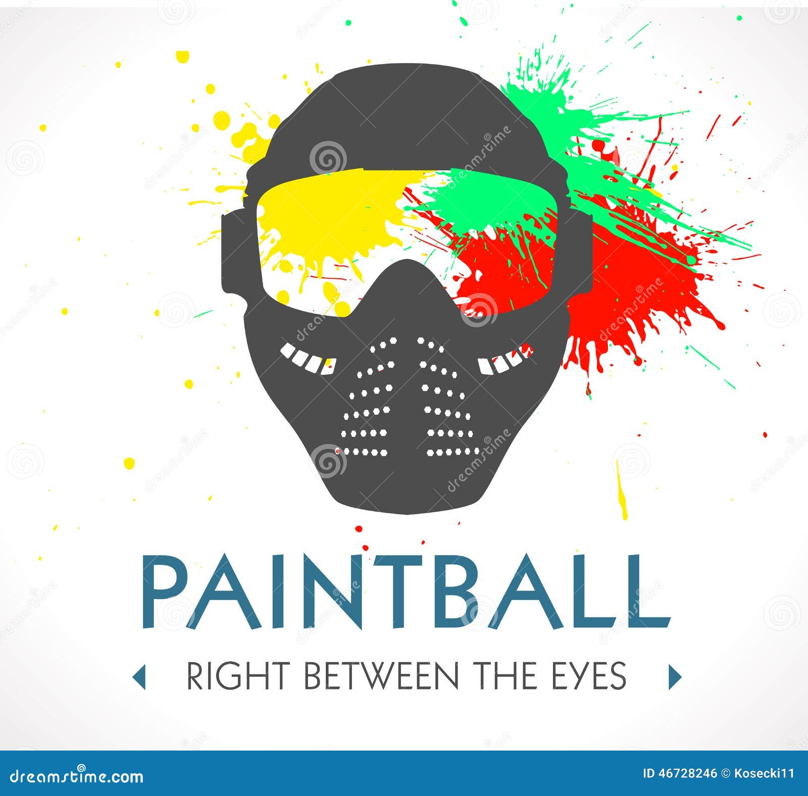 Paintball Logo Stock Photo Image 46728246