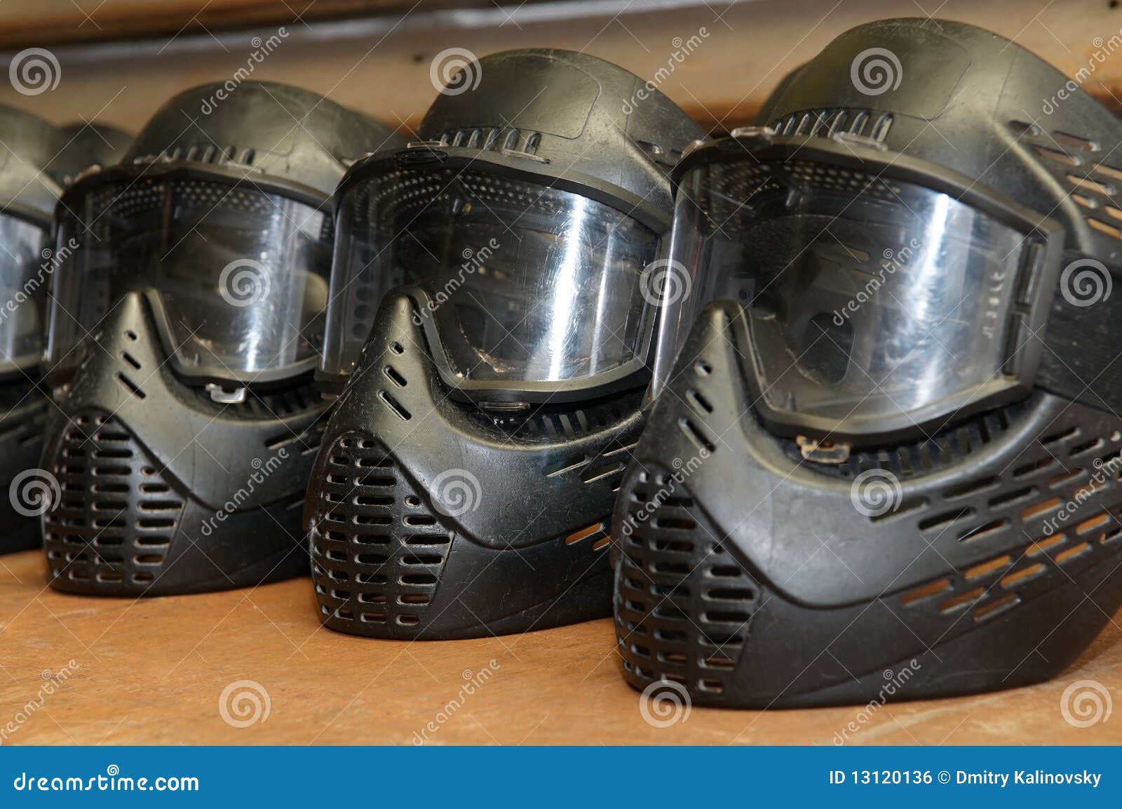 Paintball protective mask stock photo. Image of outdoors 13120136