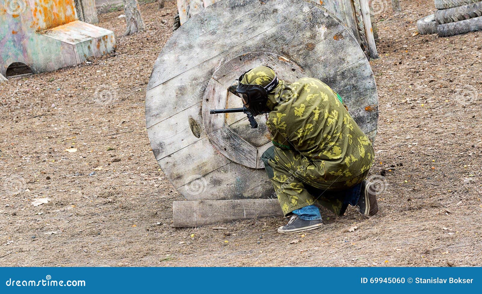Paintball Team during the Game Editorial Image Image of april, kiev